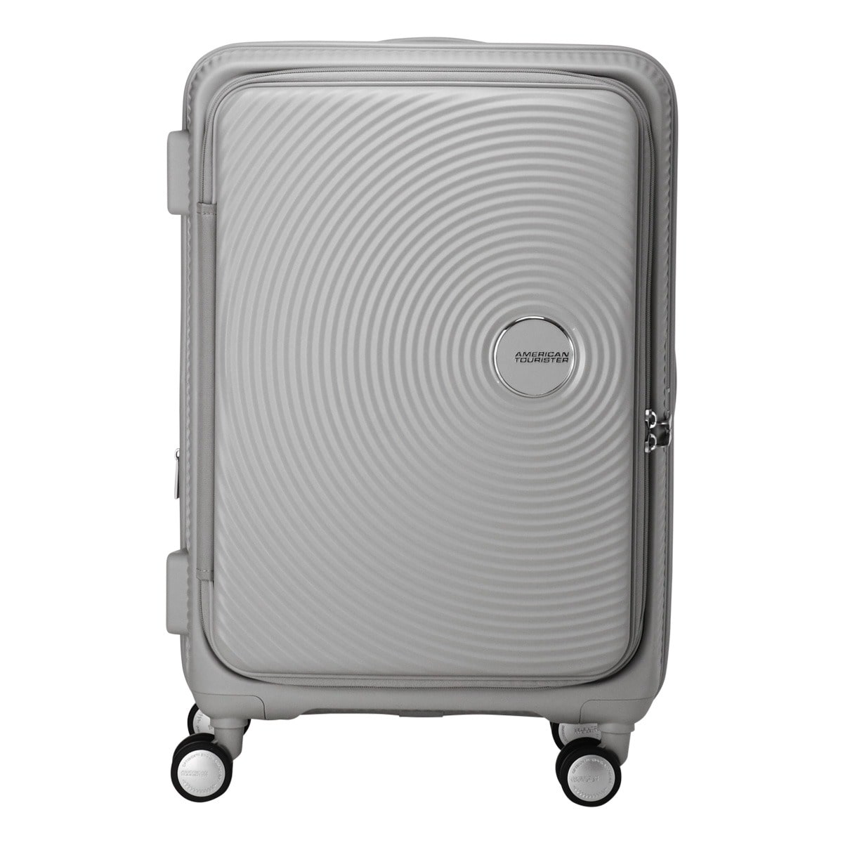 American Tourister アメリカンツーリスター スーツケース キャリーバッグ TSAロック 75L 3.9kg キュリオ スピナー68 EXP CURIO エキスパンダブル ブックオープニング クールグレー