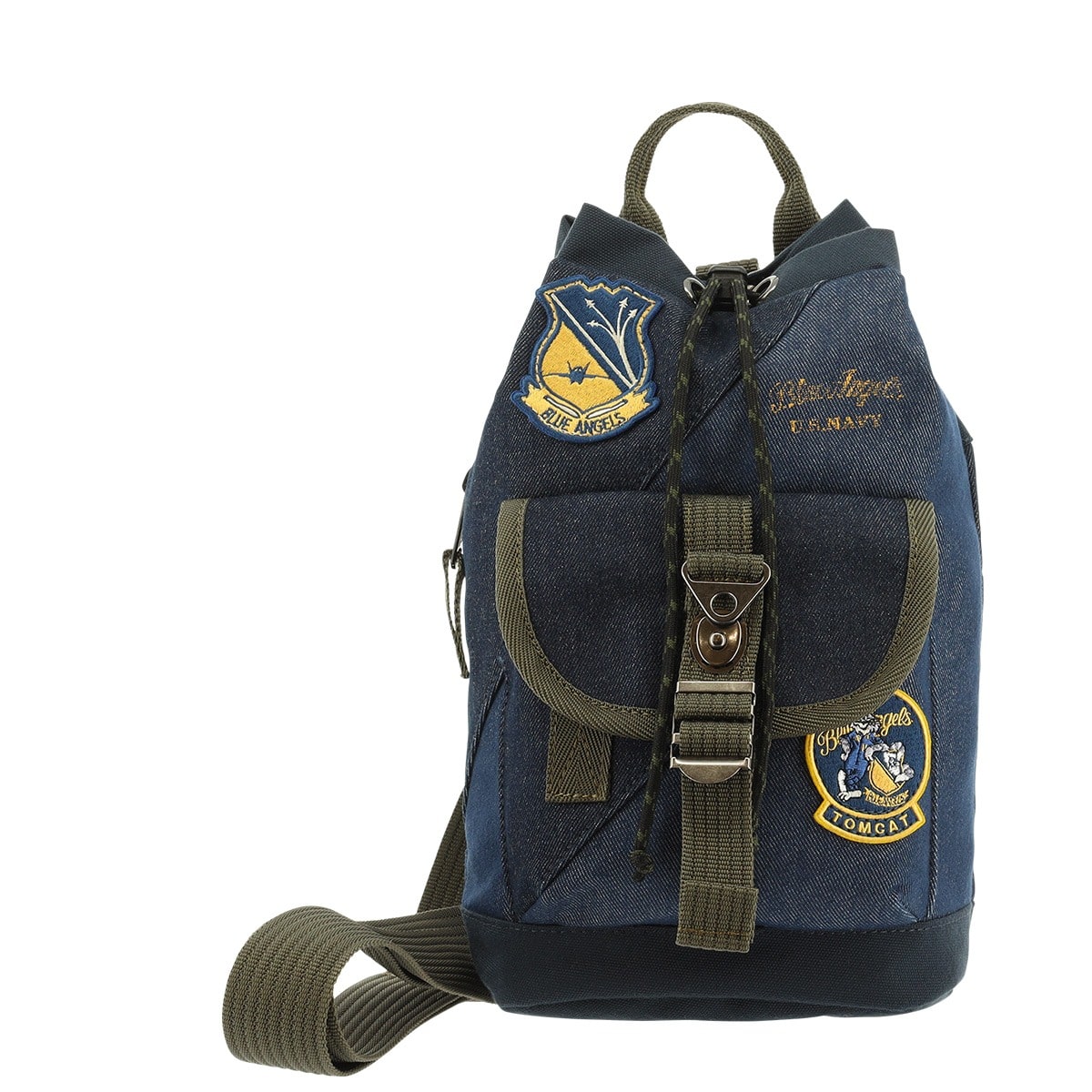 AVIREX アヴィレックス ボンサック トップガン2 限定モデル メンズ AVX3529K EAGLE SERIES TOP GUN2 2WAY ショルダーバッグ 撥水 ネイビー