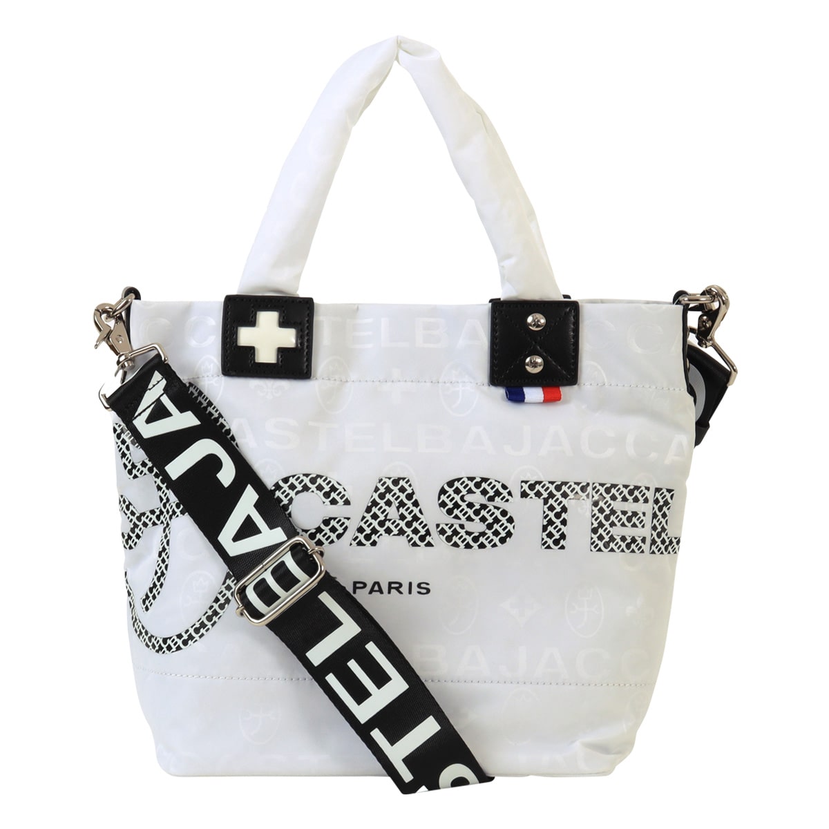 CASTELBAJAC カステルバジャック トートバッグ ショルダーバッグ 2way ハンドバッグ ミニトート 031523 パセ カジュアル 軽量 ホワイト