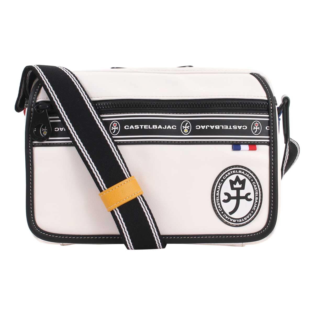 CASTELBAJAC カステルバジャック ショルダーバッグ メンズ ルックス 049102 ロゴ ホワイト