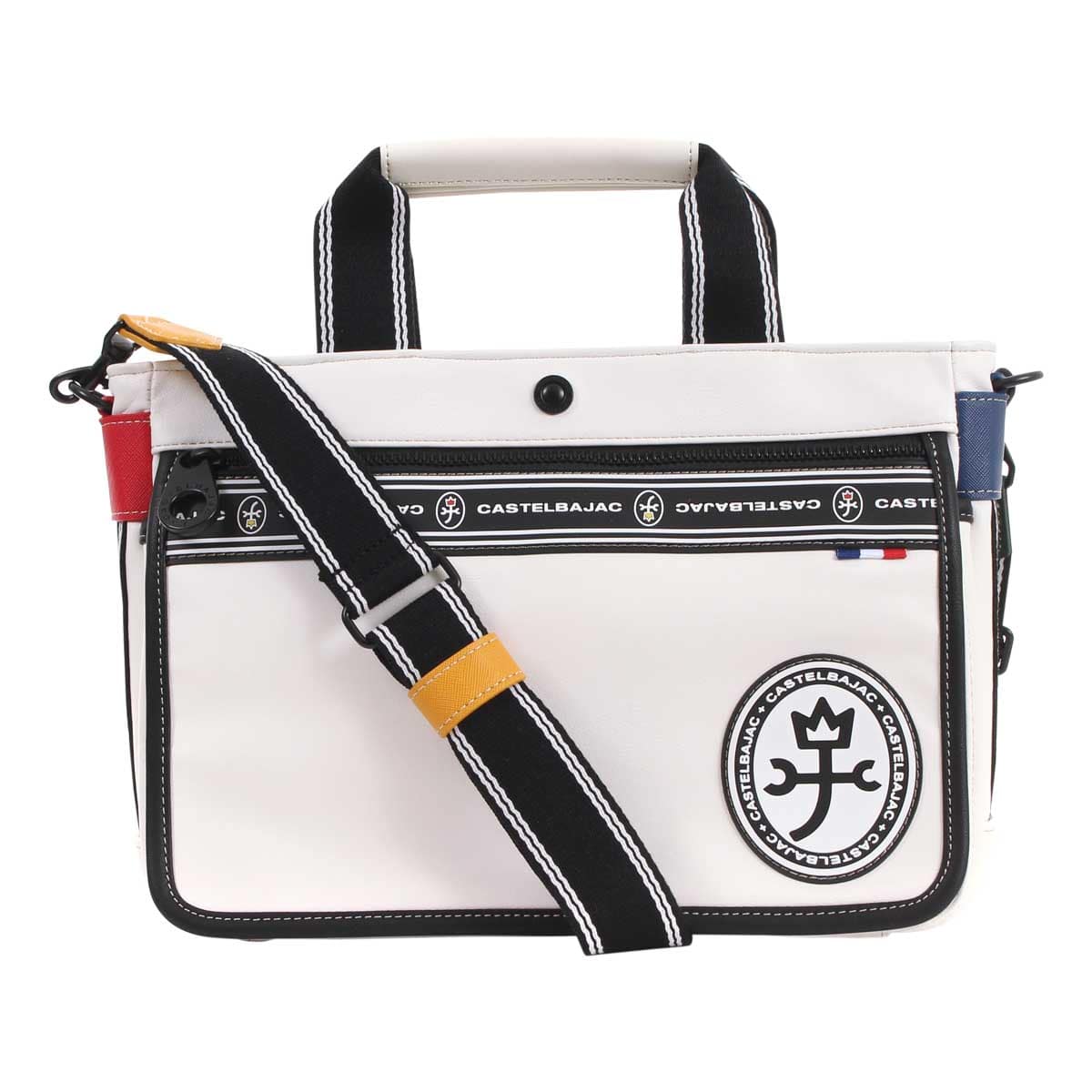CASTELBAJAC カステルバジャック トートバッグ メンズ ルックス 049501 ショルダーババッグ ドライビングトート ミニトート ホワイト