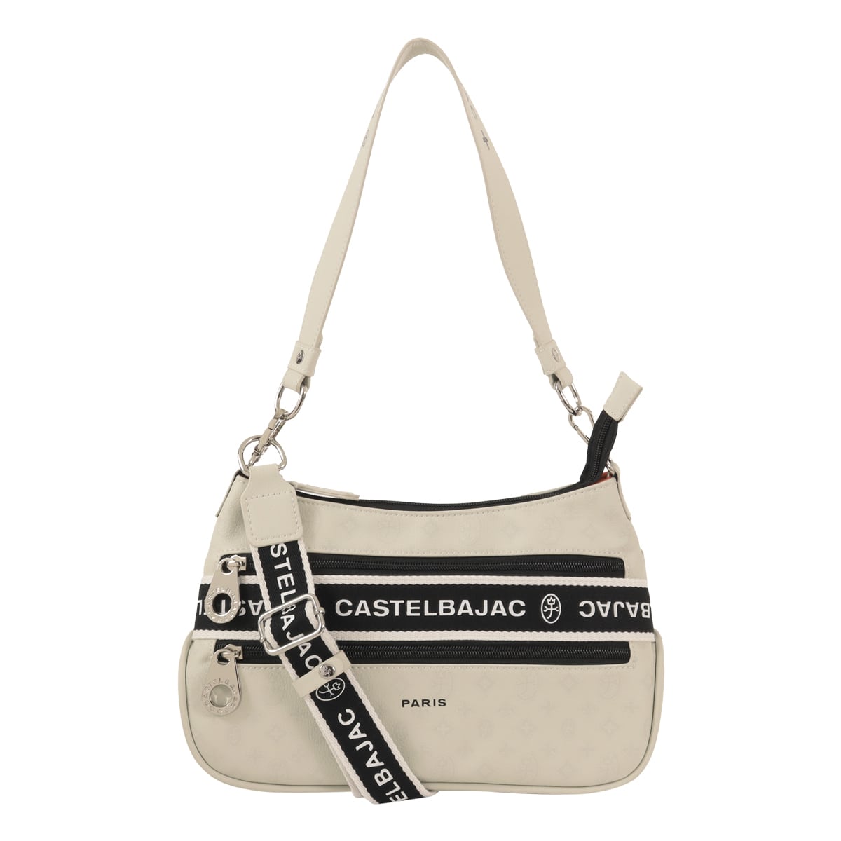 CASTELBAJAC カステルバジャック ショルダーバッグ トートバッグ ハンドバッグ 2way 051111 ビアン 横型 カジュアル 旅行 ホワイト