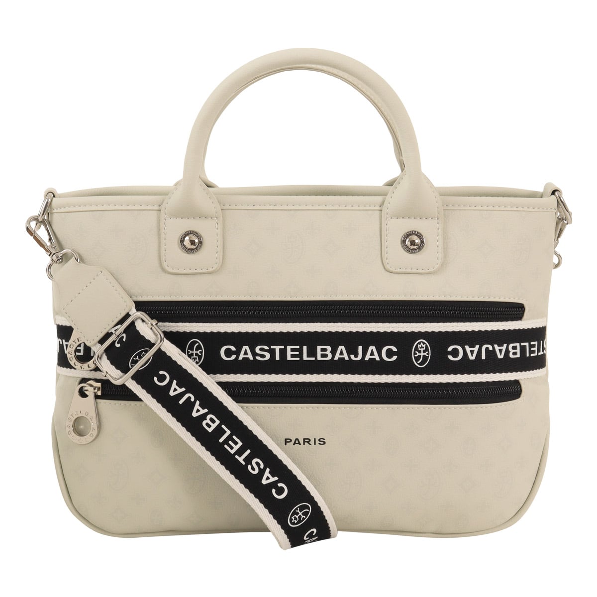 CASTELBAJAC カステルバジャック トートバッグ ショルダーバッグ ミニトート ハンドバッグ 2way メンズ 051511 ビアン カジュアル 旅行 トラベル ホワイト