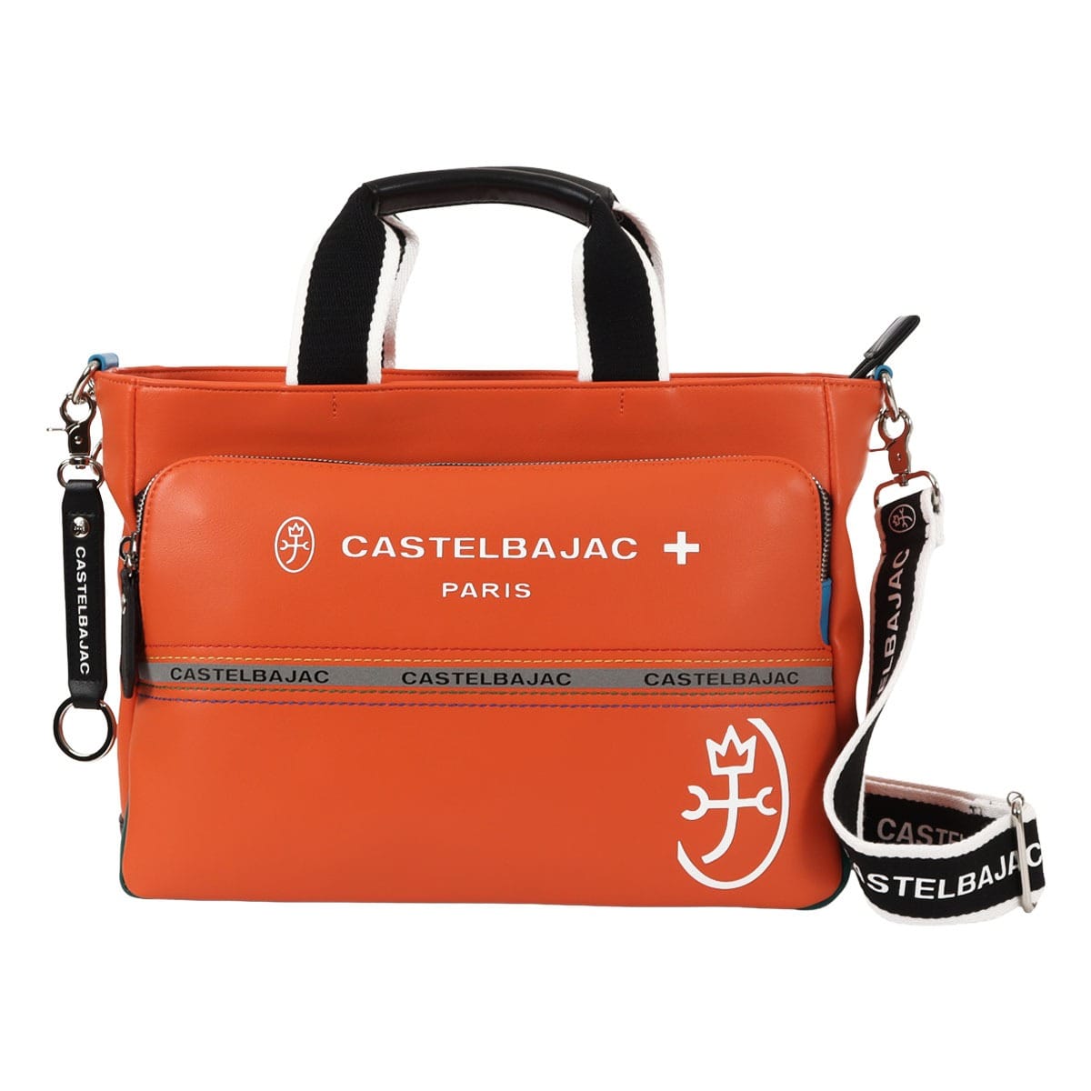 CASTELBAJAC カステルバジャック 2WAYドライビングトート 052511 シャァル オレンジ