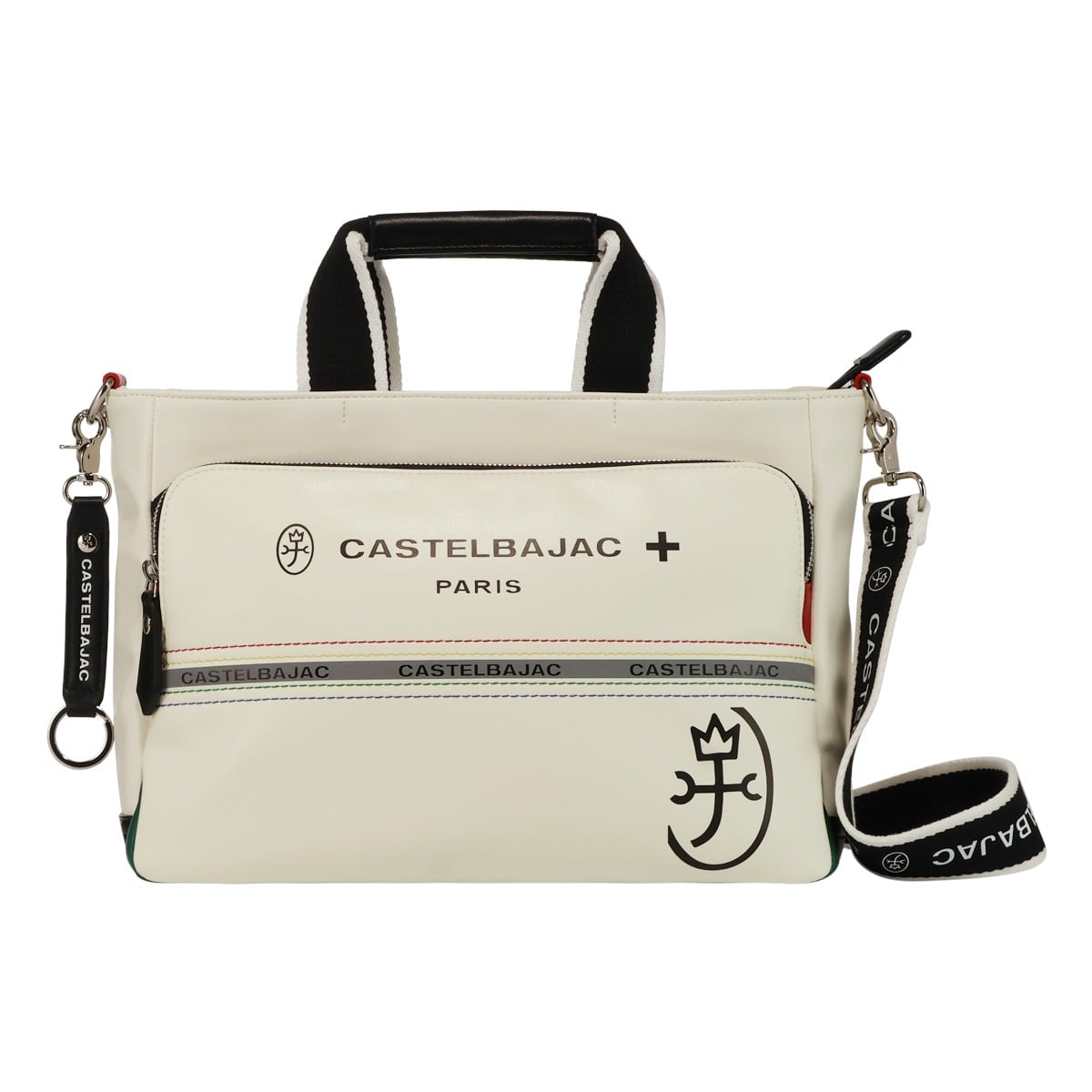 CASTELBAJAC カステルバジャック 2WAYドライビングトート 052511 シャァル ホワイト