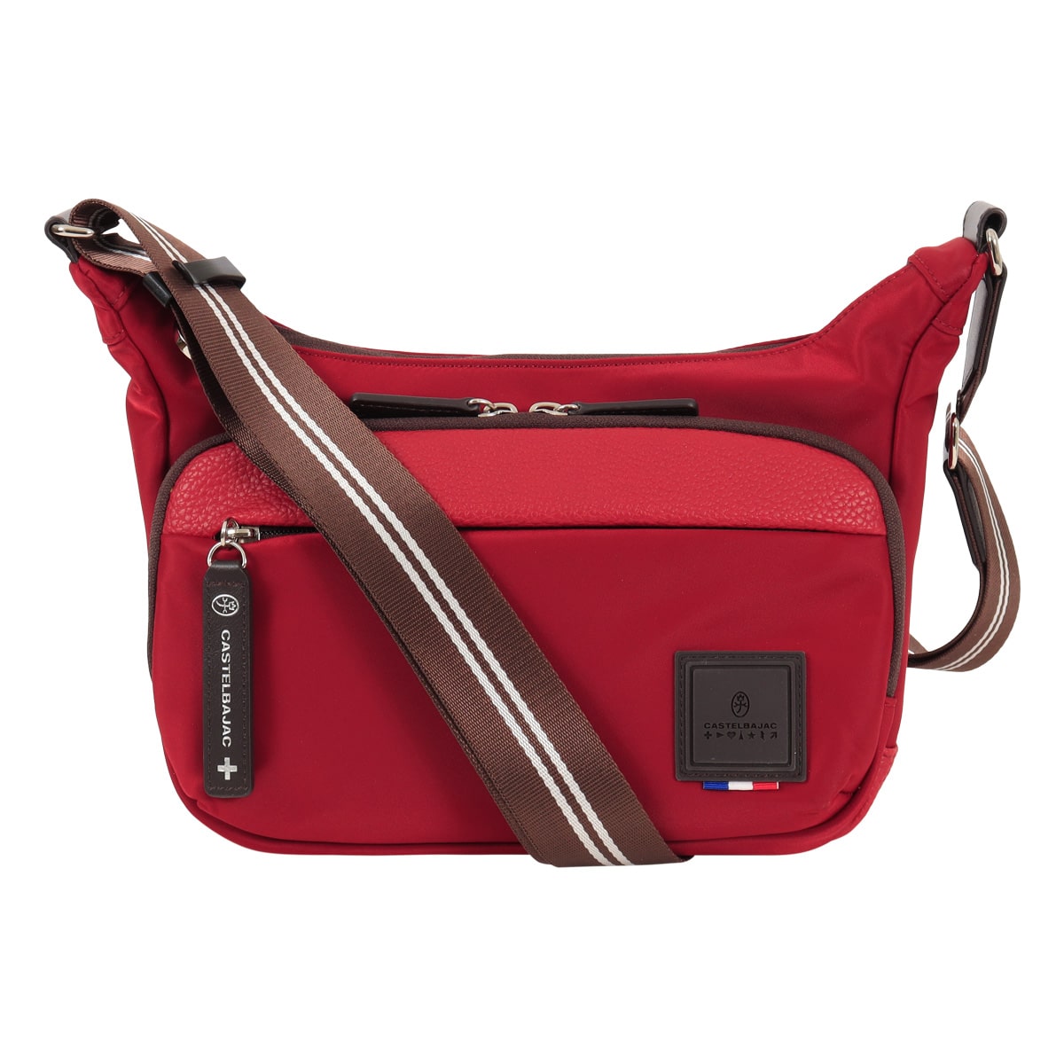 CASTELBAJAC カステルバジャック ショルダーバッグ ミニショルダー カジュアル 横型 メンズ 055161 コロIV 収納 レッド