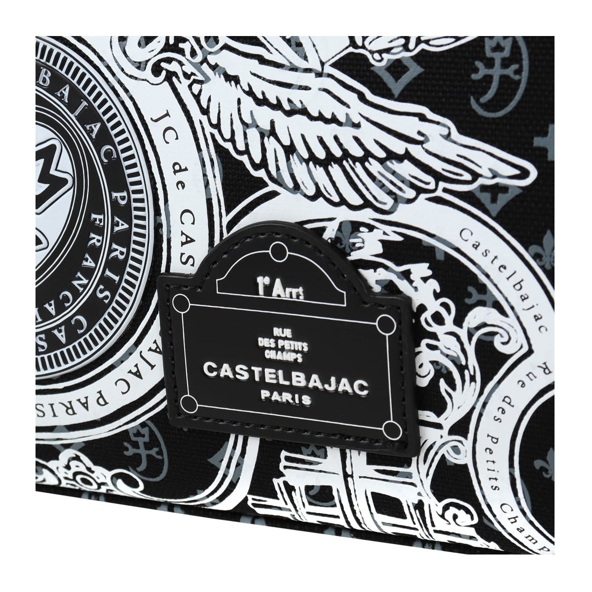 CASTELBAJAC カステルバジャック トートバッグ ショルダーバッグ メンズ ハンドバッグ ドライブ 2way ヴェルサ 067522 ロゴ カジュアル お出掛け 旅行 トラベル ブラック 【01】ブラック -