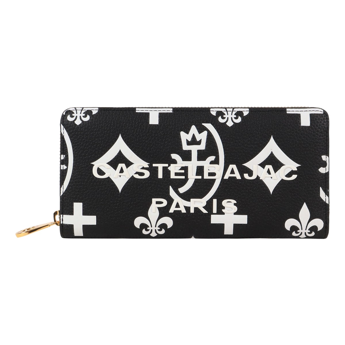 CASTELBAJAC カステルバジャック ラウンドファスナー長財布 財布 長財布 ラウンドファスナー 札入れ 小銭入れ付き 068633 クレア カジュアル 牛革 本革 レザー ブラック