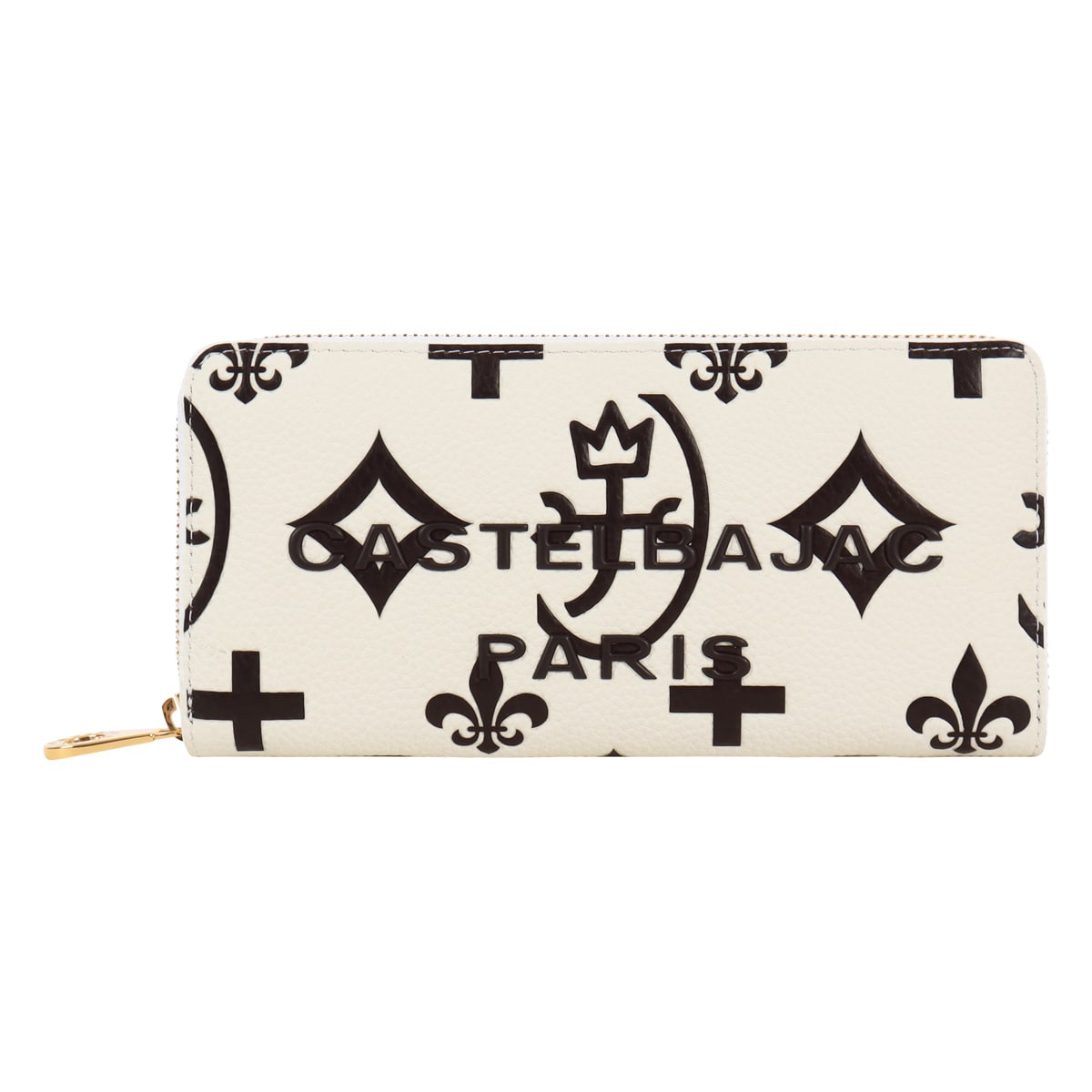 CASTELBAJAC カステルバジャック ラウンドファスナー長財布 財布 長財布 ラウンドファスナー 札入れ 小銭入れ付き 068633 クレア カジュアル 牛革 本革 レザー ホワイト