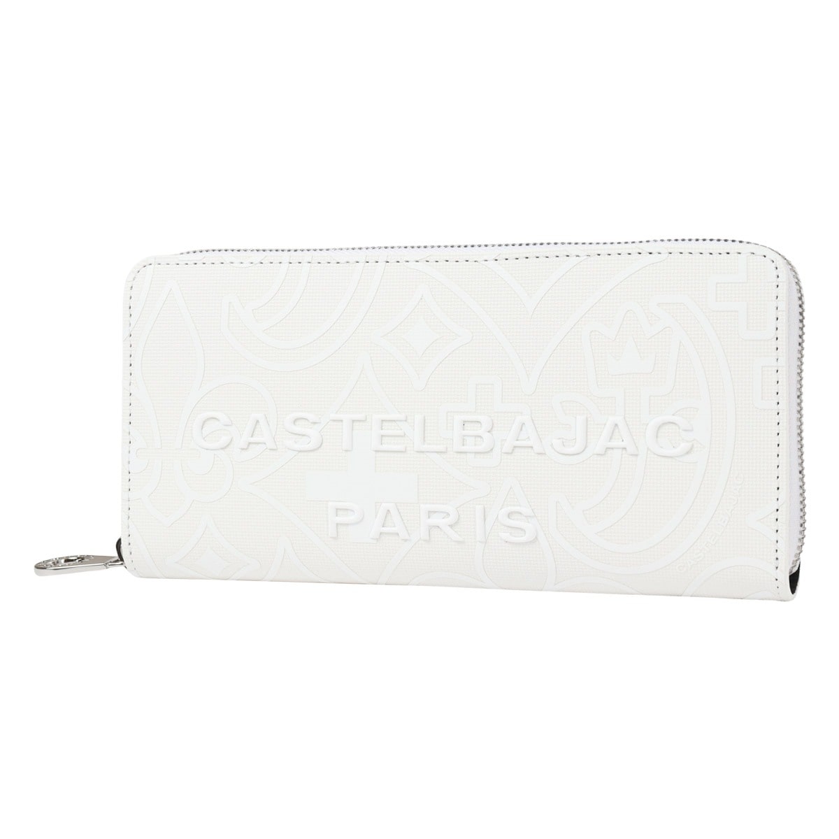 CASTELBAJAC カステルバジャック ラウンドファスナー長財布 070615 ミカ ホワイト