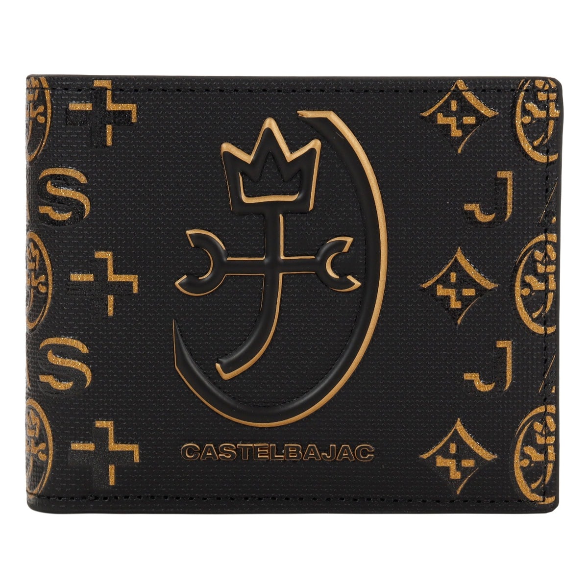 CASTELBAJAC カステルバジャック 二つ折り財布 089651 シテ ブラック
