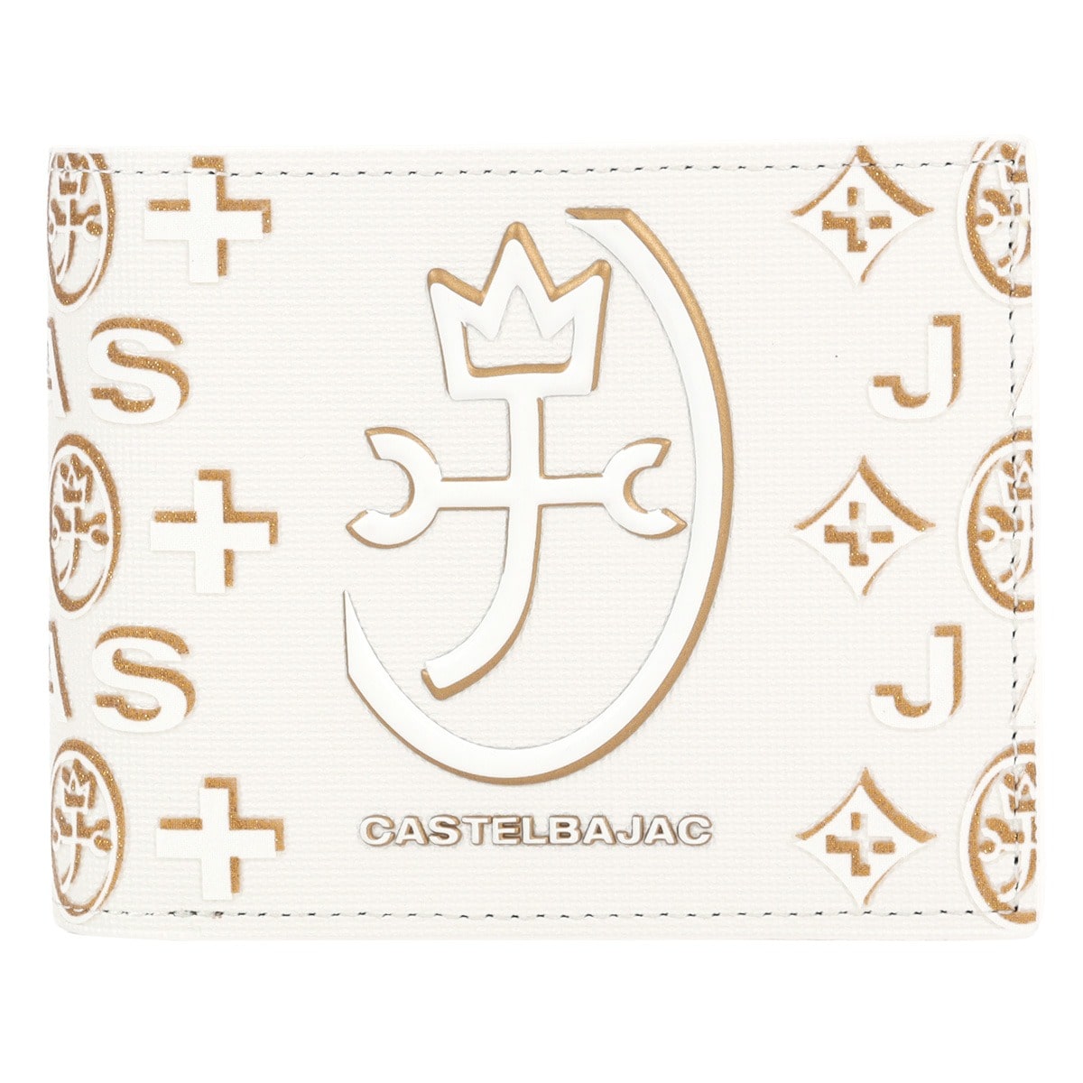 CASTELBAJAC カステルバジャック 二つ折り財布 089651 シテ ホワイト