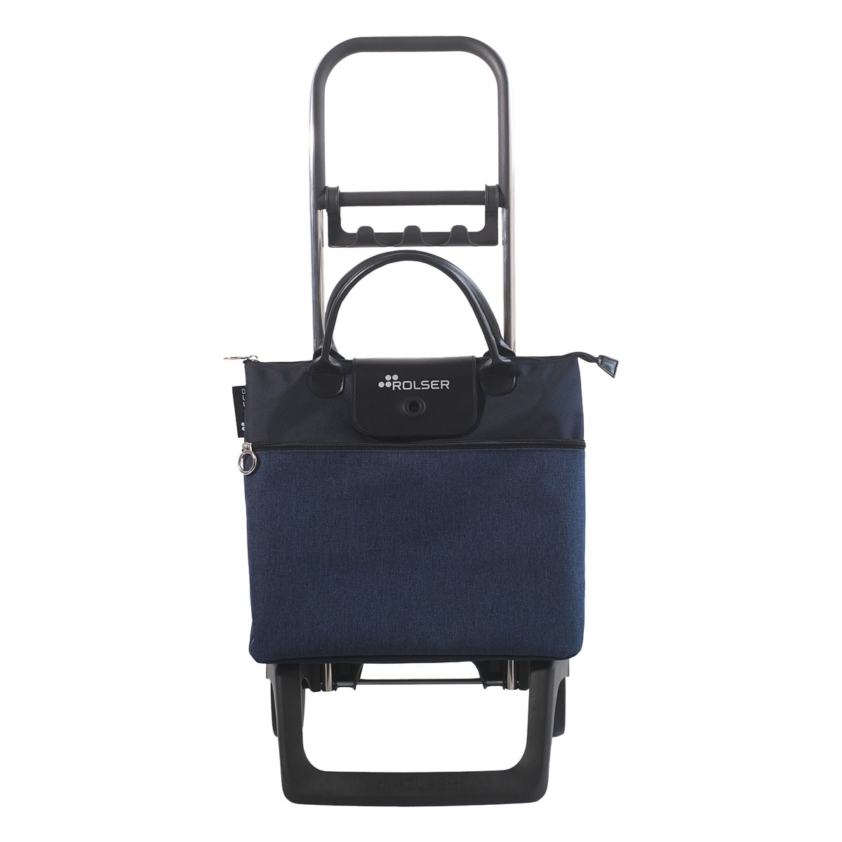 ROLSER ロルサー ショッピングカート キャリーカート キャリーバッグ お買い物カート メンズ レディース BELEZA 軽量 走行性 ショッピング お買い物 バッグ単品使用可 MFツイードネイビー