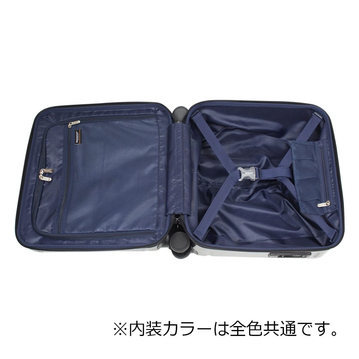 BERMAS バーマス スーツケース キャリーバッグ 機内持ち込み インターシティー 33L 60523 INTER CITY ビジネスキャリー 横型キャリー 旅行 トラベル キャリーバッグ トランク 旅行バッグ 軽量 シルバー 【22】シルバー -