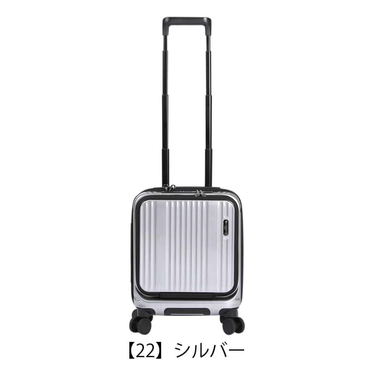 BERMAS バーマス スーツケース キャリーバッグ 機内持ち込み インターシティー 22L 60524 INTER CITY ビジネスキャリー 小型キャリー 旅行 トラベル キャリーバッグ トランク 旅行バッグ 軽量 シルバー 【22】シルバー -