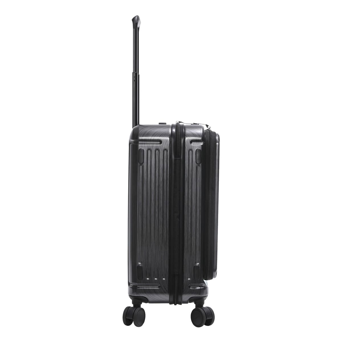 BERMAS バーマス スーツケース キャリーバッグ インターシティII 57L 64cm 4.2kg 60562 INTER CITY II ハードキャリー キャリーバッグ ビジネスキャリー トラベル 旅行 出張 ブラックヘアライン 【71】ブラックヘアライン -