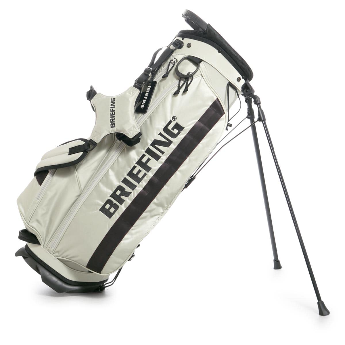 ブリーフィング ゴルフ キャディバッグ 5分割 9.5型 47インチ 3.3kg HOLIDAY COLLECTION メンズ レディース  BRG223D64 BRIEFING GOLF│ゴルフバッグ スタンド型 軽量 ホリデーコレクション 撥水 抗菌