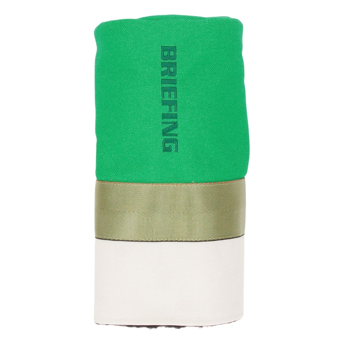BRIEFING ブリーフィング ゴルフ ドライバーカバー BRG241G27 GREEN×IVORY