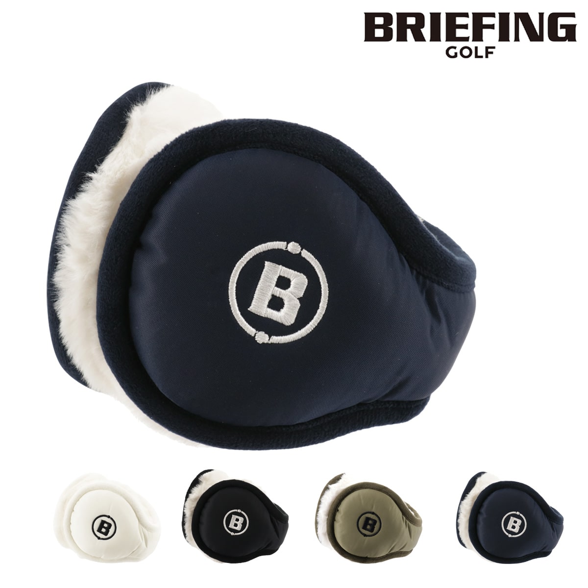 BRIEFING ブリーフィング ゴルフ イヤーマフ BRG243F05 保温 防寒 スポーツ イヤーウォーマー 耳あて 耳当て OLIVE