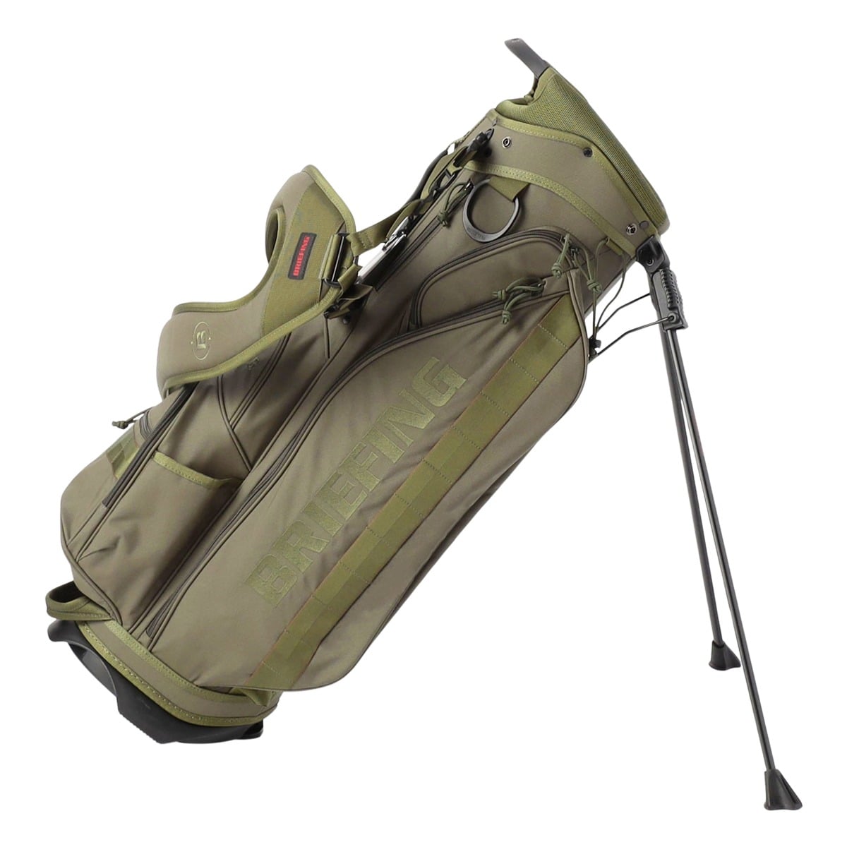 BRIEFING ブリーフィング ゴルフ キャディバッグ BRG253D03 スタンド型 4分割 3.79kg RANGER GREEN