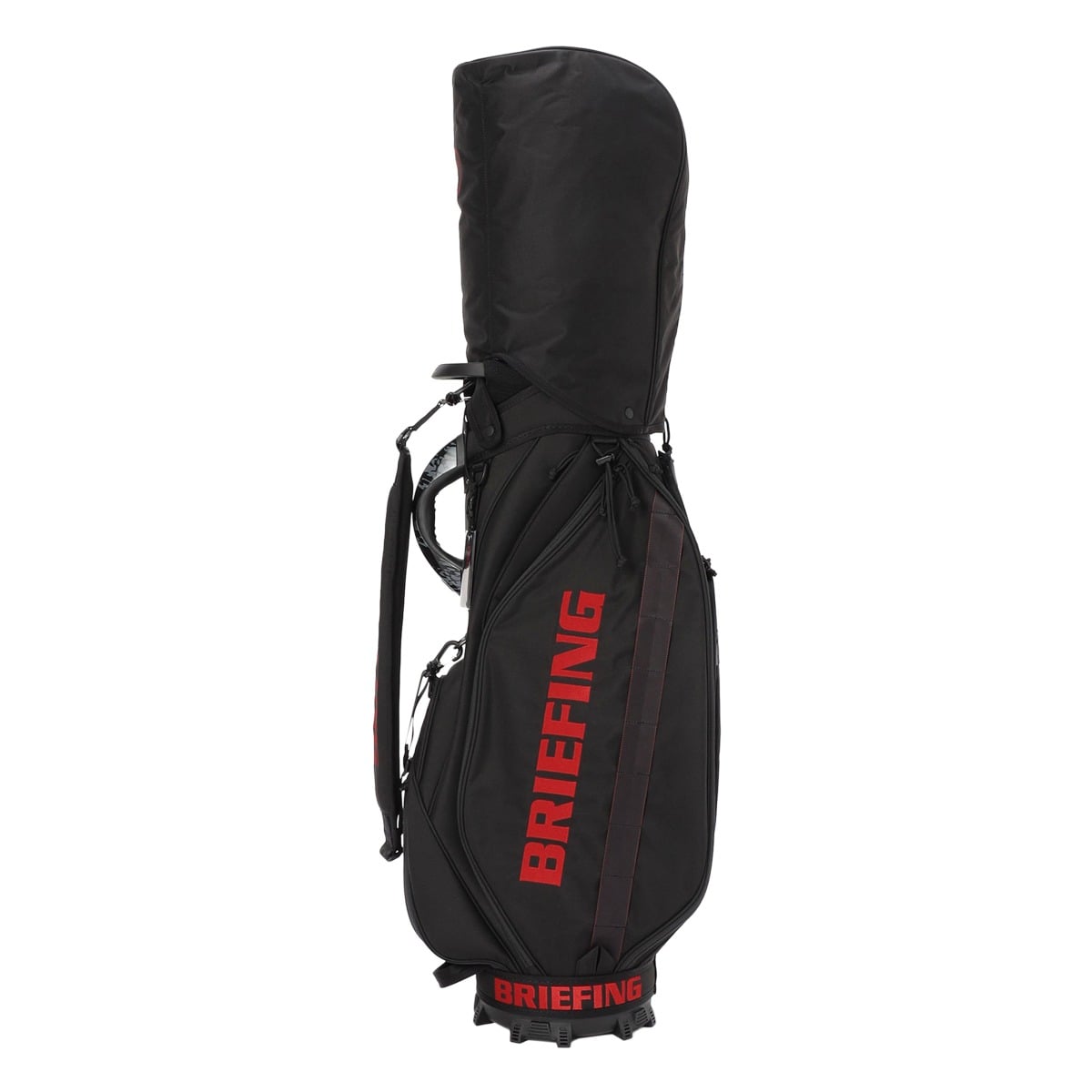 BRIEFING ブリーフィング ゴルフ キャディバッグ BRG253D04 カート型 4分割 4.23kg BLACK