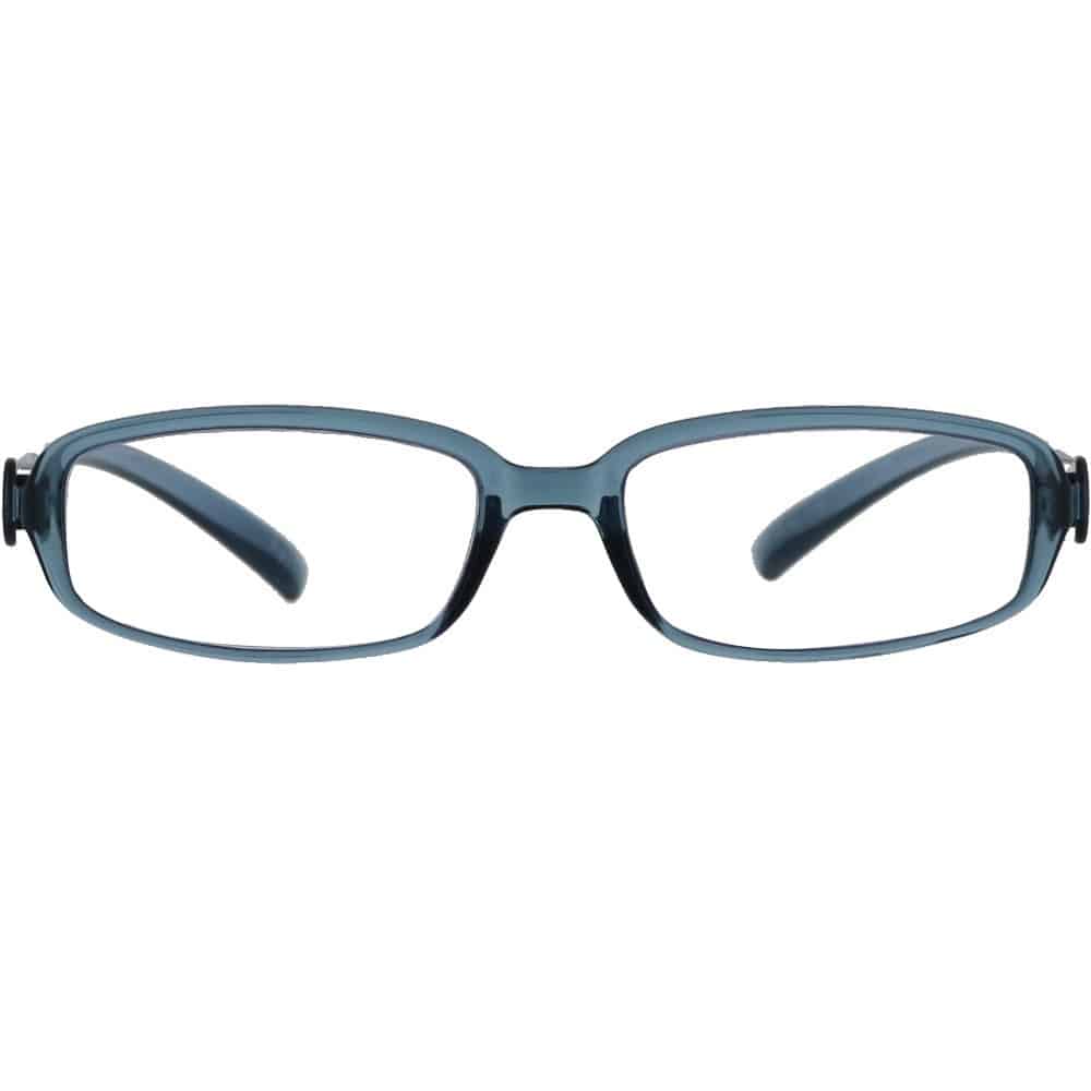 by n バイエヌ リーディンググラス UV99%カット ブルーライト45％カット スクエア シャイニーカラー シャイニーネイビー