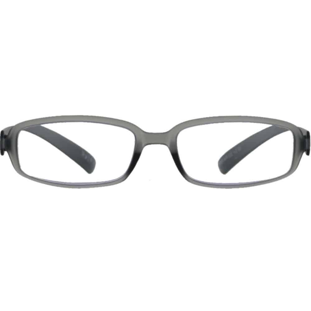 by n バイエヌ リーディンググラス UV99%カット ブルーライト45％カット スクエア マットカラー マットダークグレー