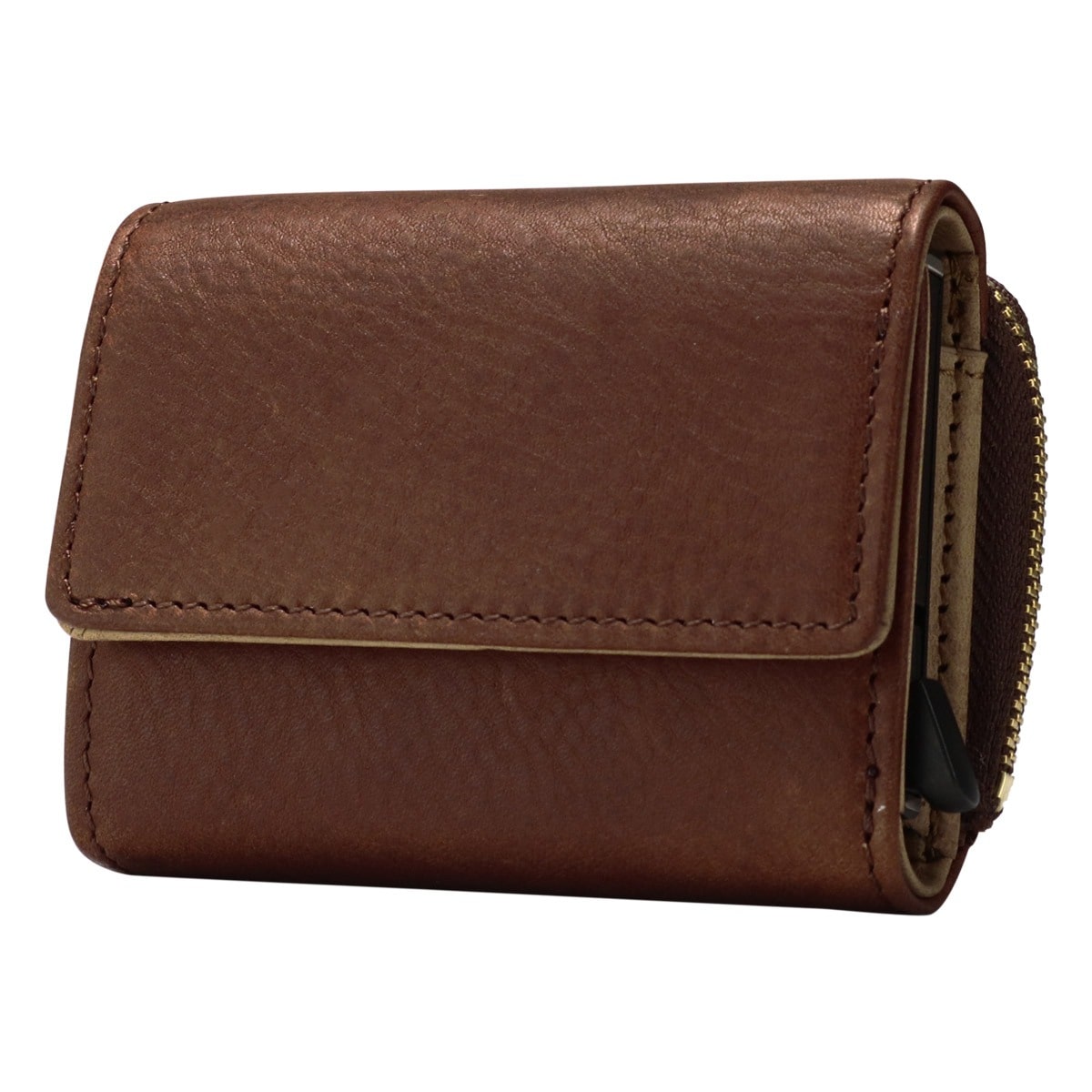 CACTA カクタ 三つ折り財布 財布 三つ折り ミニ財布 カードケース カード入れ 小銭入れ付き 札入れ メンズ レディース 2042 PAYMENT HUNTER WALLET TUSCANY SERIES CACT'A スキミング防止 本革 レザー 牛革 バーガンディー