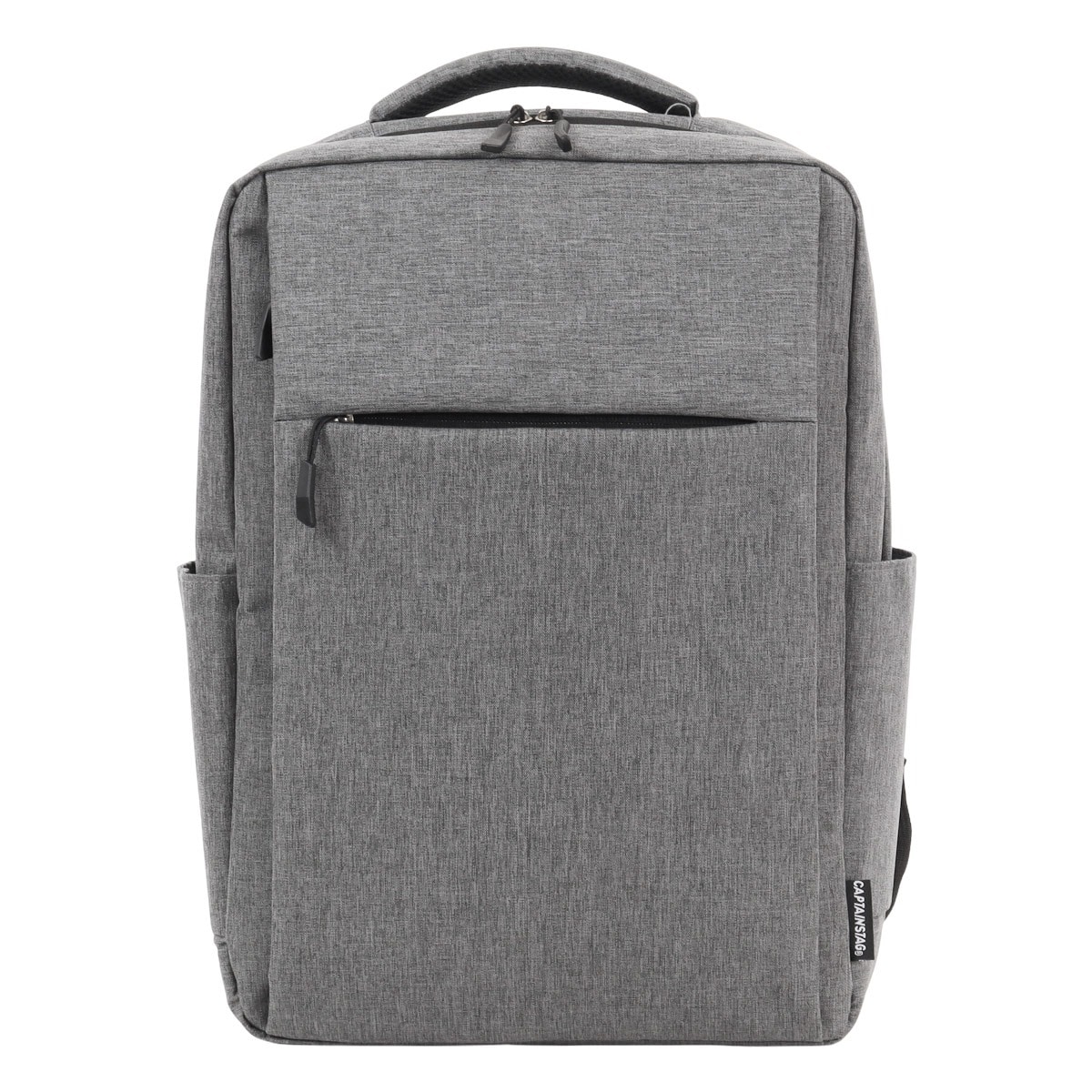 CAPTAIN STAG キャプテンスタッグ リュック B4 ビジネスリュック バックパック PC収納 15.6インチ対応 ビジネス オフィス 軽量 カジュアル メンズ レディース 1340 会社 通勤 通学 グレー