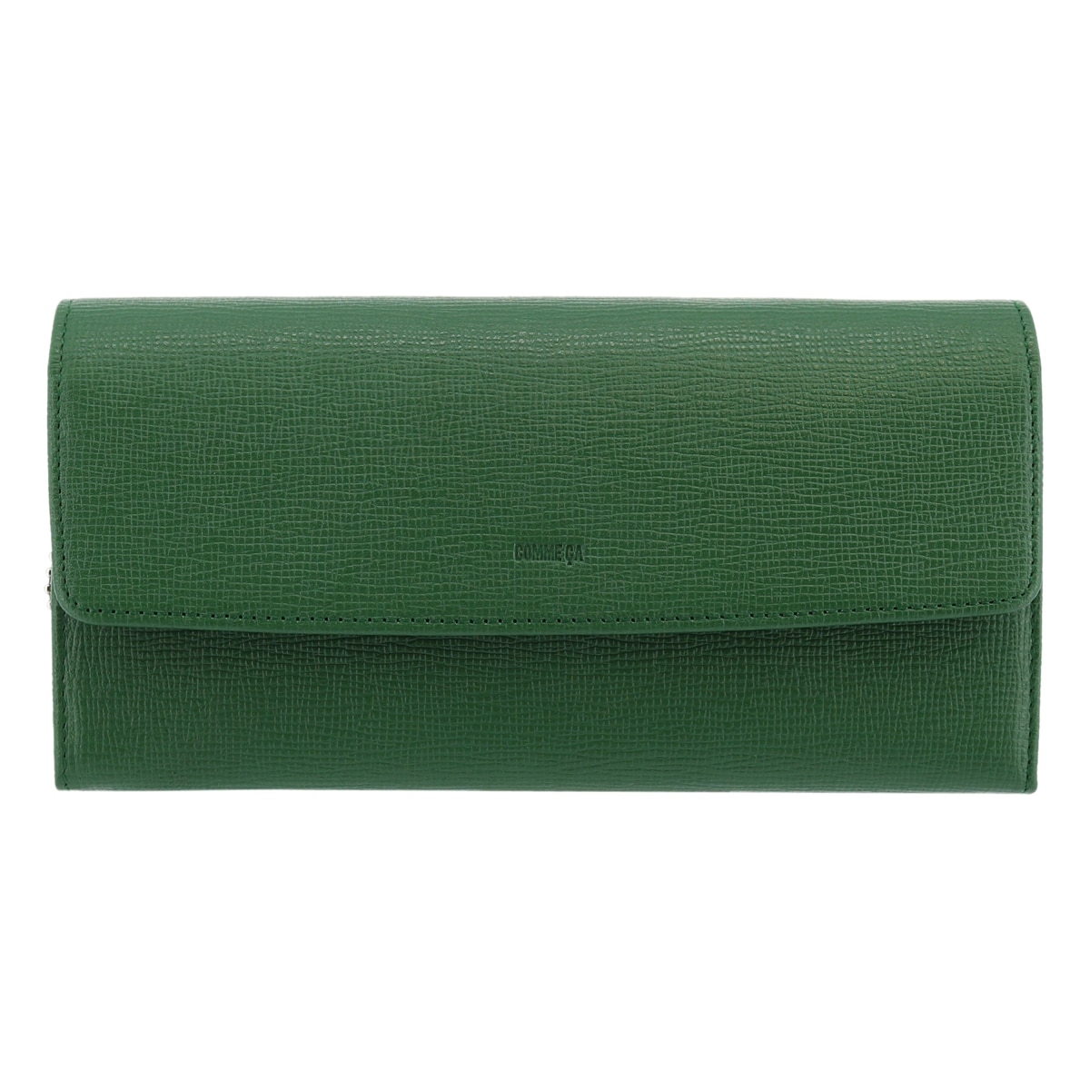 COMME CA コムサ 長財布 かぶせ シュリー 74693 グリーン