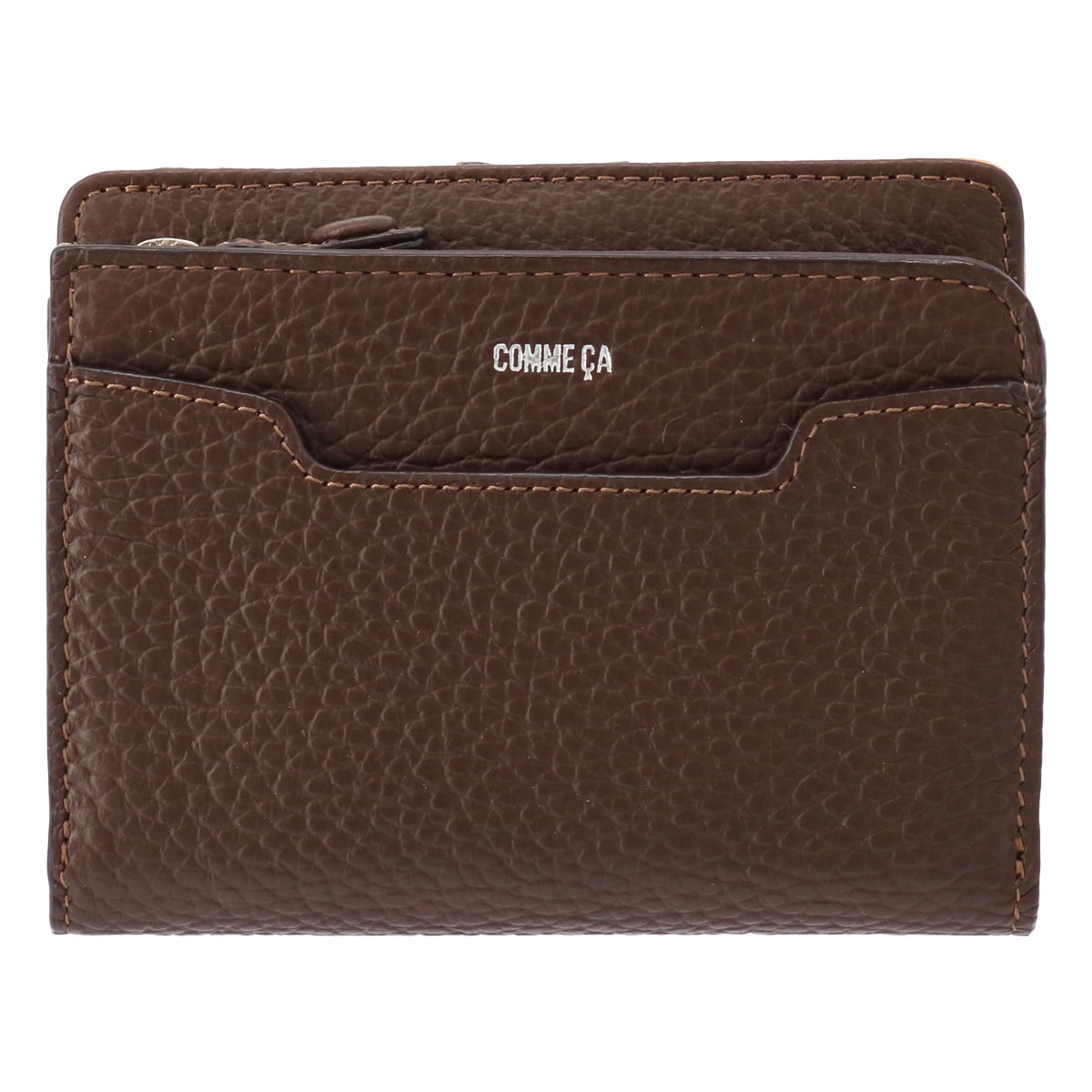 COMME CA コムサ 二つ折り財布 ボン・ボンシック 74793 ダークブラウン