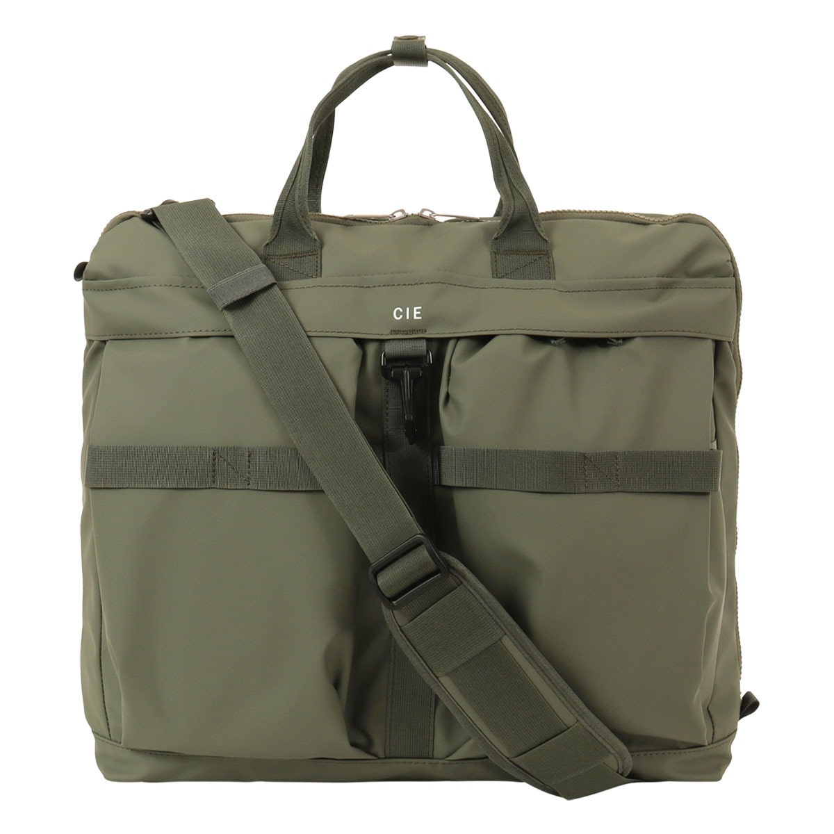 CIE シー トートバッグ B4 ショルダーバッグ ヘルメットバッグ ビジネスバッグ ビジネストート 15インチ ビジネスショルダー 2way 撥水 メンズ レディース 日本製 032071 GRID3 カジュアル ビジネス オフィス 会社 出勤 通学 学校 オリーブ