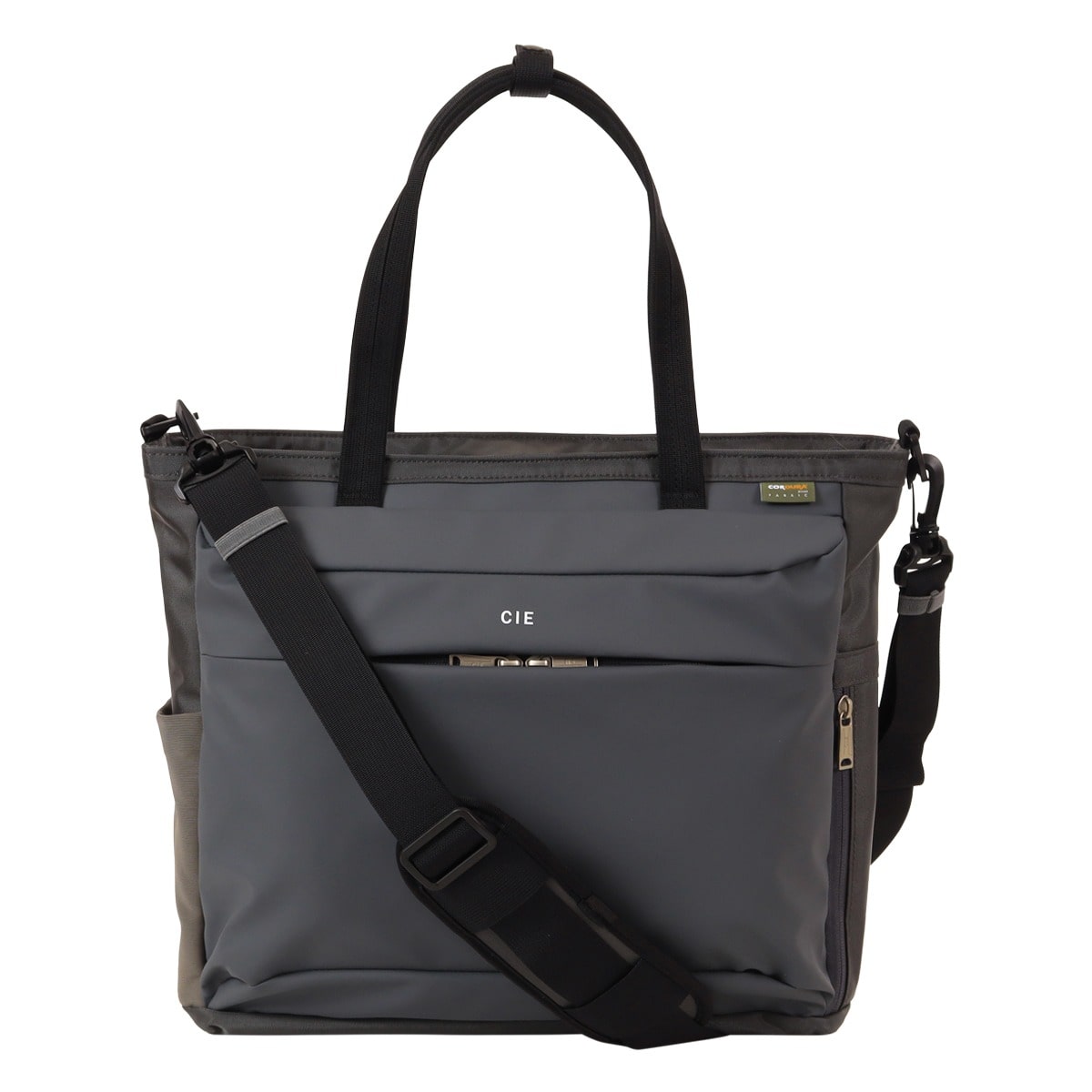 CIE シー トートバッグ B4 ショルダーバッグ ビジネストート ビジネスショルダー 13インチ ビジネス オフィス カジュアル 撥水 メンズ レディース 日本製 072304 LEAP 通勤 通学 会社 14L グレー