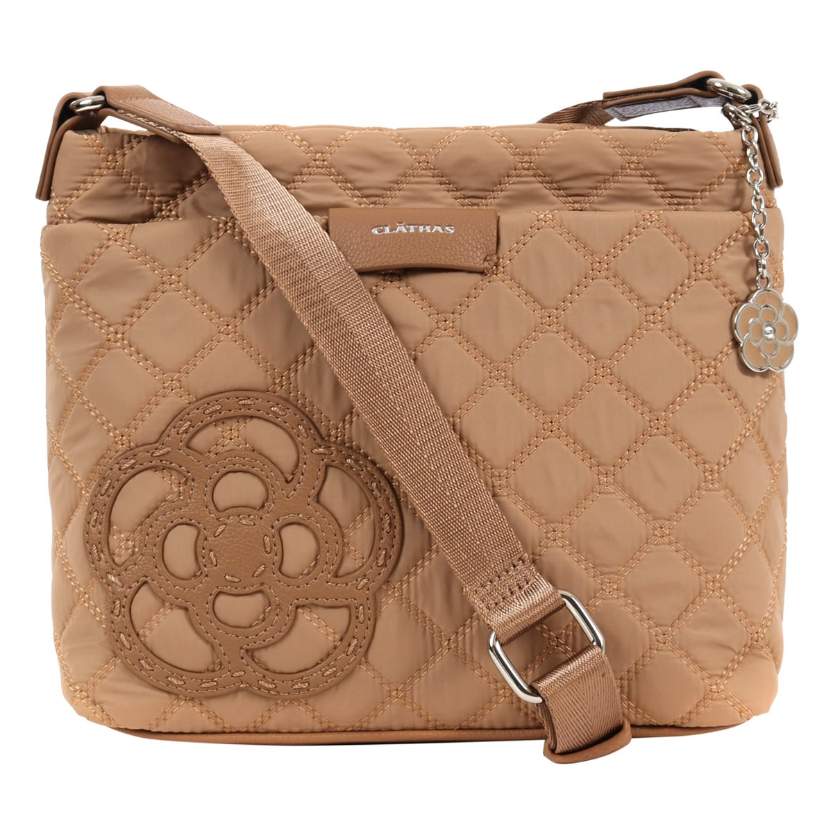 CLATHAS クレイサス ショルダーバッグ 大 カペラ 189555 レディース 斜め掛け キルティング 大人 上品 ベージュ