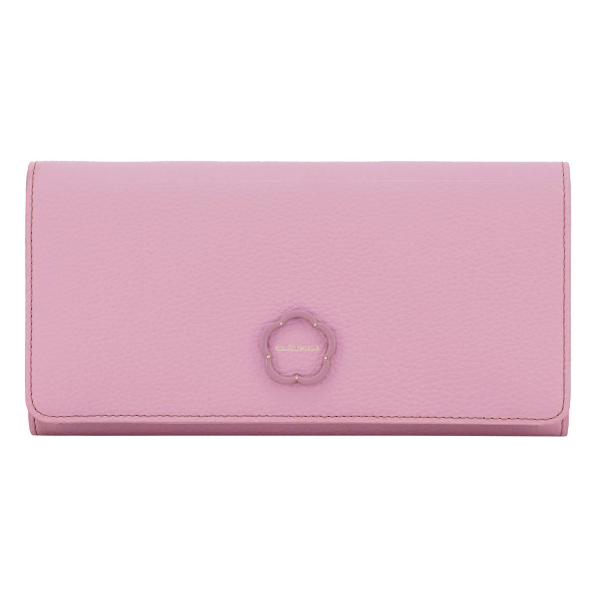 CLATHAS クレイサス 長財布 ギャルソン型 本革 レディース ブルトン 189900 花 大容量 牛革 レザー ラベンダー