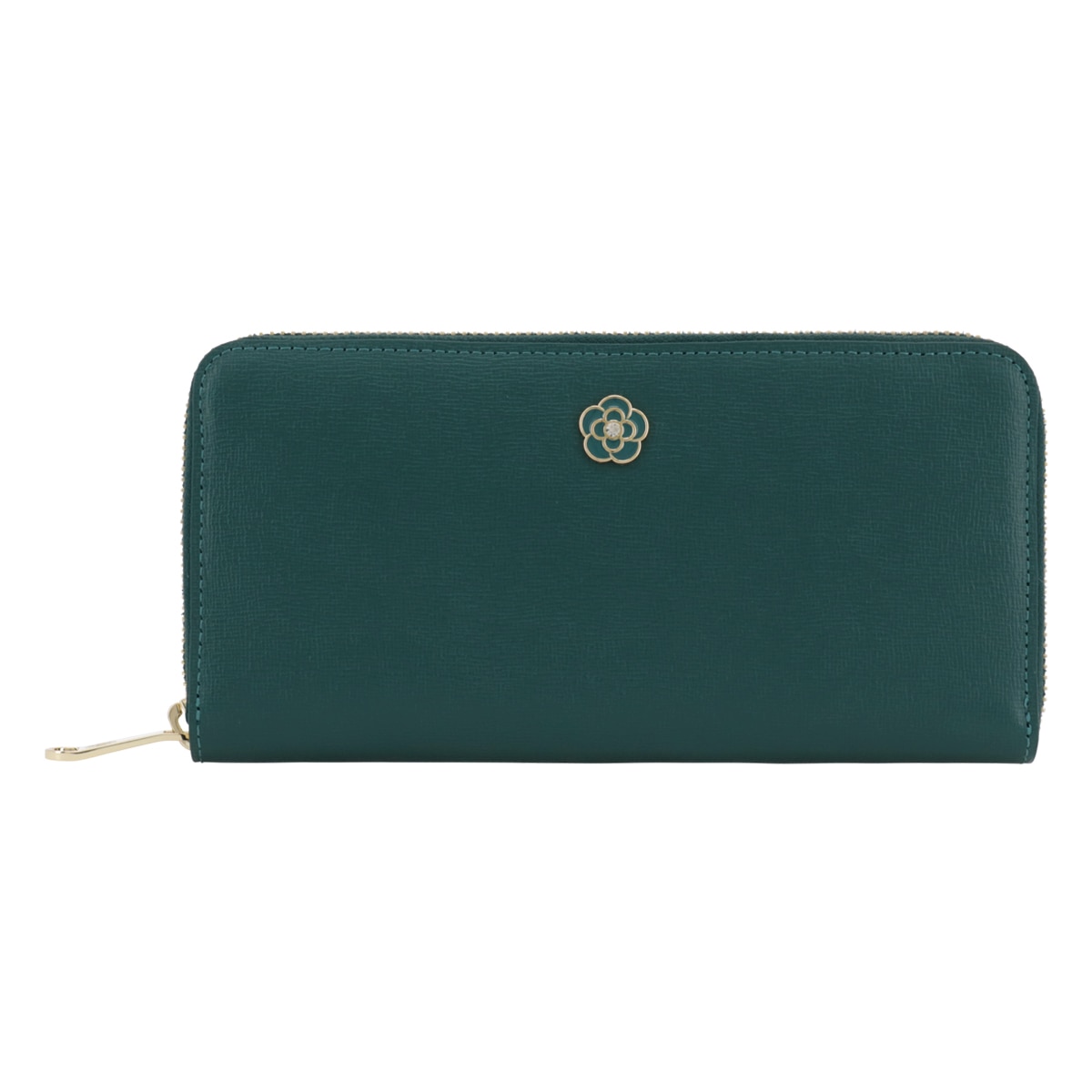 CLATHAS クレイサス 長財布 ラウンドファスナー 本革 レディース レミー 190140 牛革 レザー カメリア グリーン