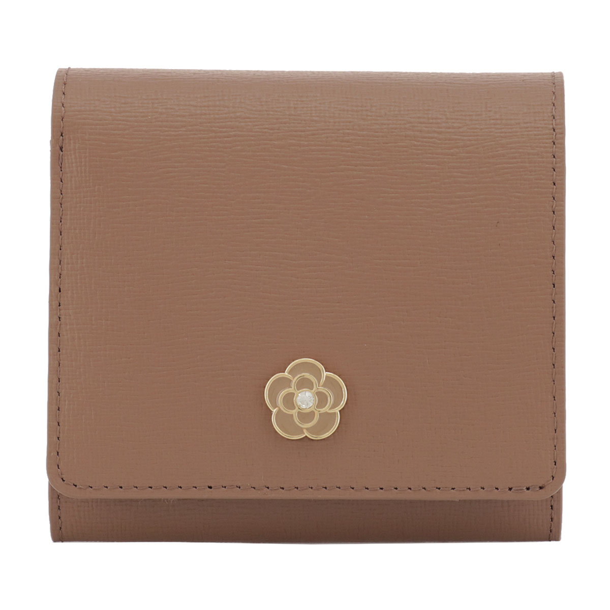 CLATHAS クレイサス 二つ折り財布 レディース レミー 190142 ミニ財布 カメリア ベージュ