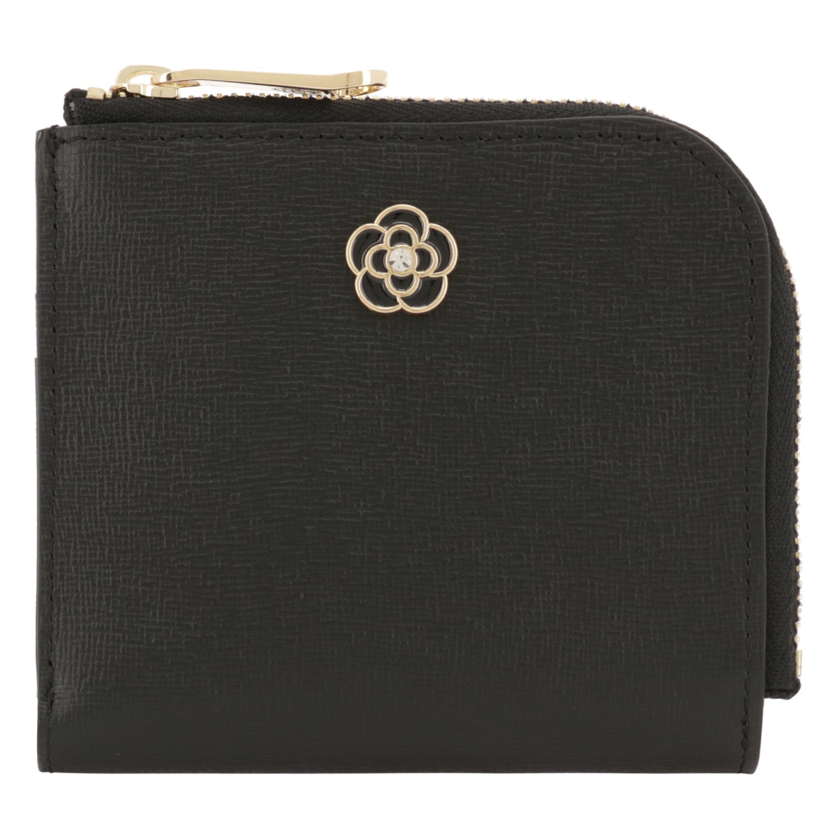 CLATHAS クレイサス 二つ折り財布 L字ファスナー 本革 レディース レミー 190143 ブラック