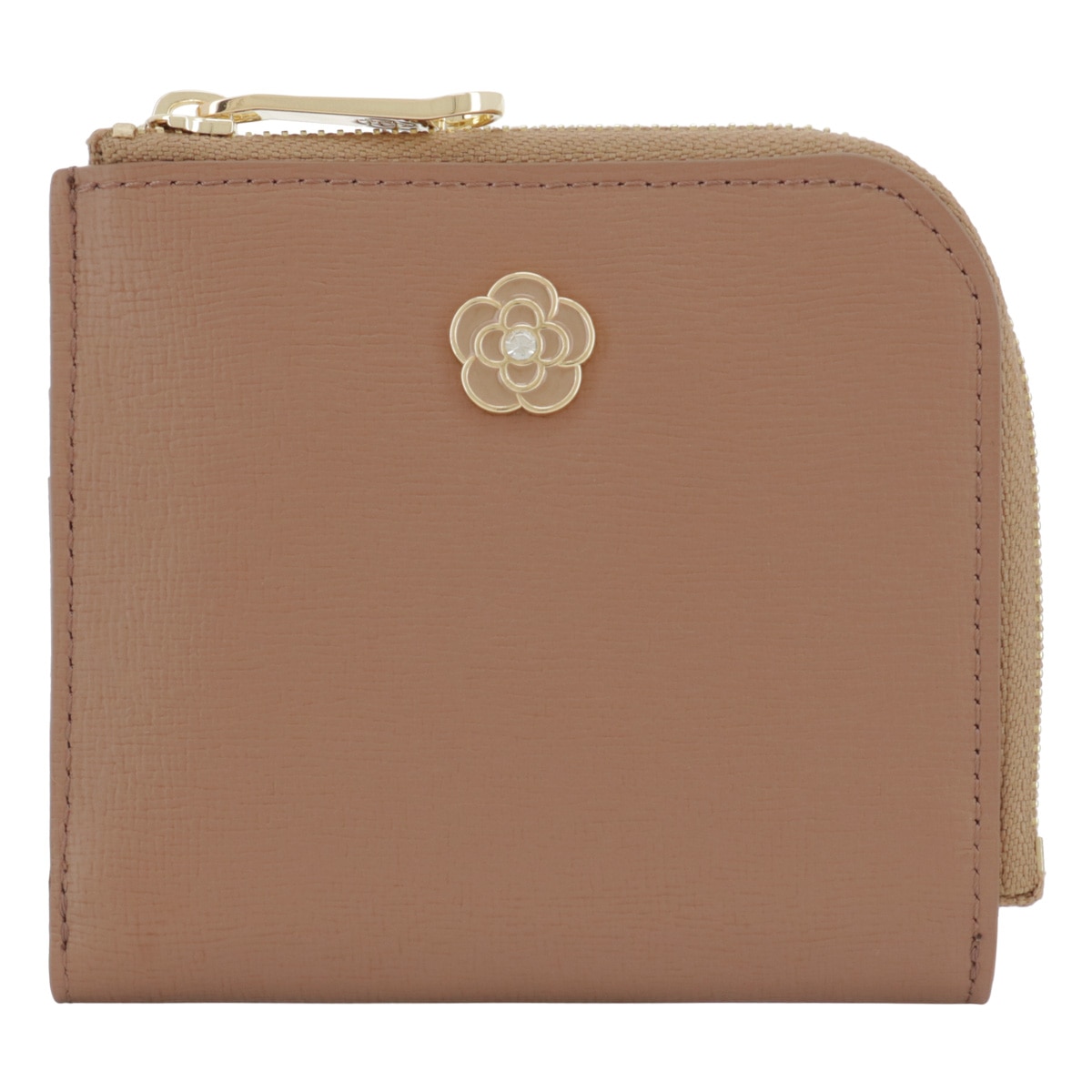 CLATHAS クレイサス 二つ折り財布 L字ファスナー 本革 レディース レミー 190143  ベージュ