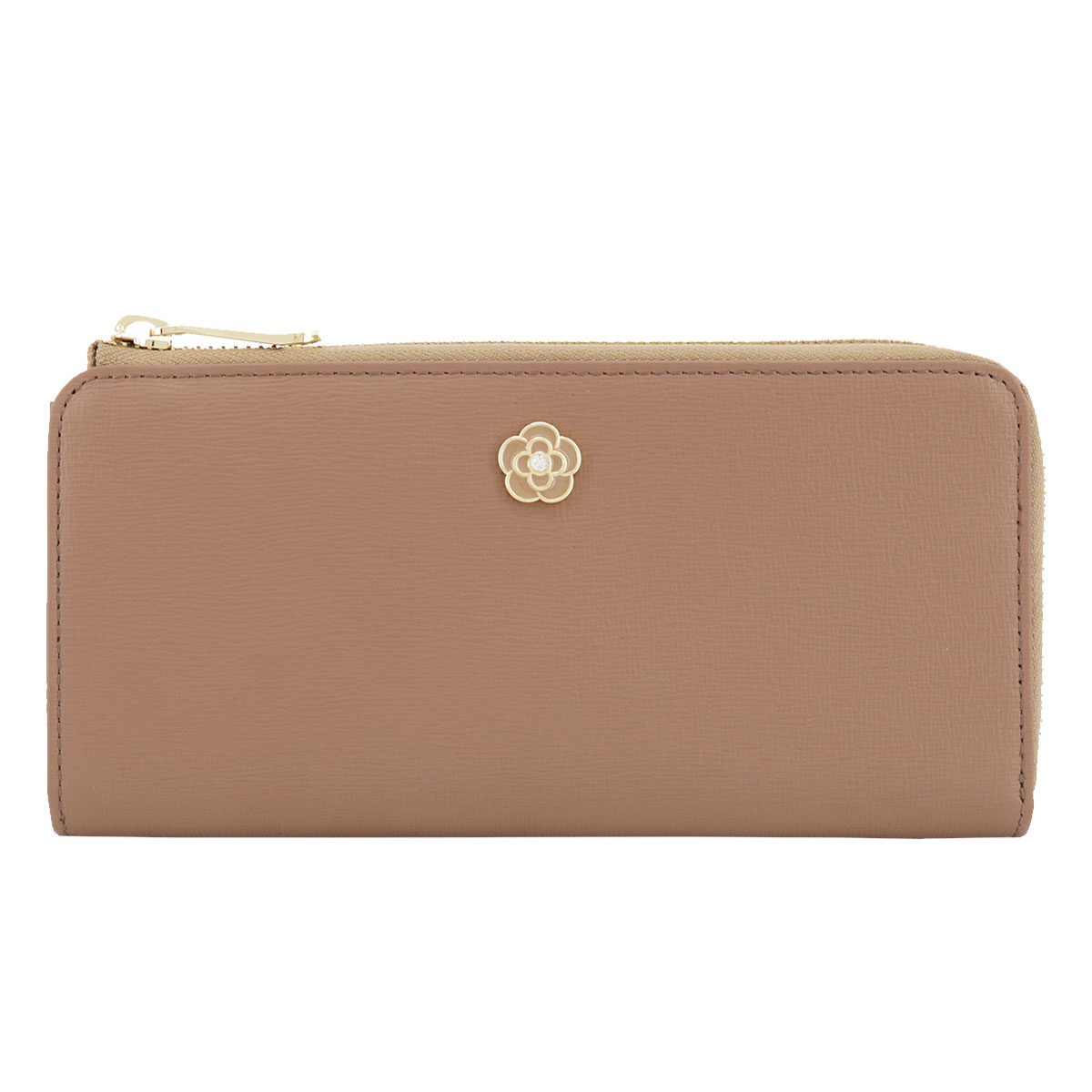 CLATHAS クレイサス 長財布 L字ファスナー 本革 レディース レミー 190144 牛革 レザー カメリア ベージュ