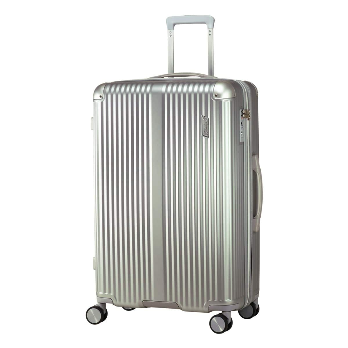 Coleman コールマン スーツケース TSAロック 91L 101L エキスパンダブル 68cm 4.7kg ALMITE フレーム 60004 キャリーケース 旅行 大きめ 当社限定カラー シルバー