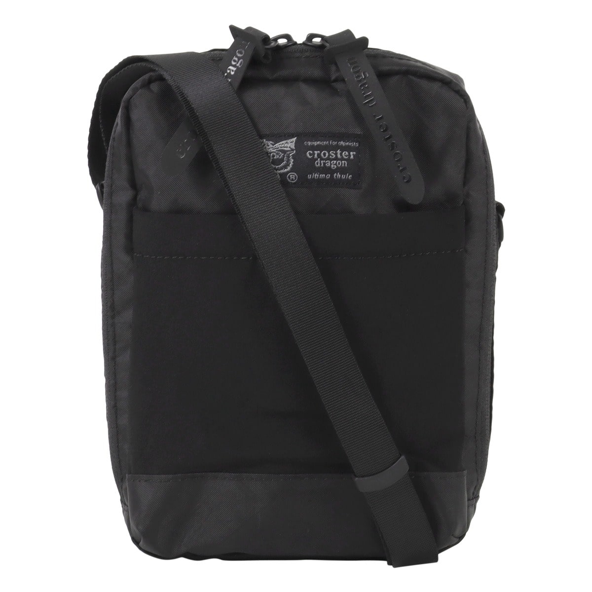 CROSTER DRAGON クロスタードラゴン ショルダーバッグ(S) 3レイヤー YKK撥水ファスナー メンズ レディース リサイクルポリエステル CRDE-2004 EPXシリーズ ブラック