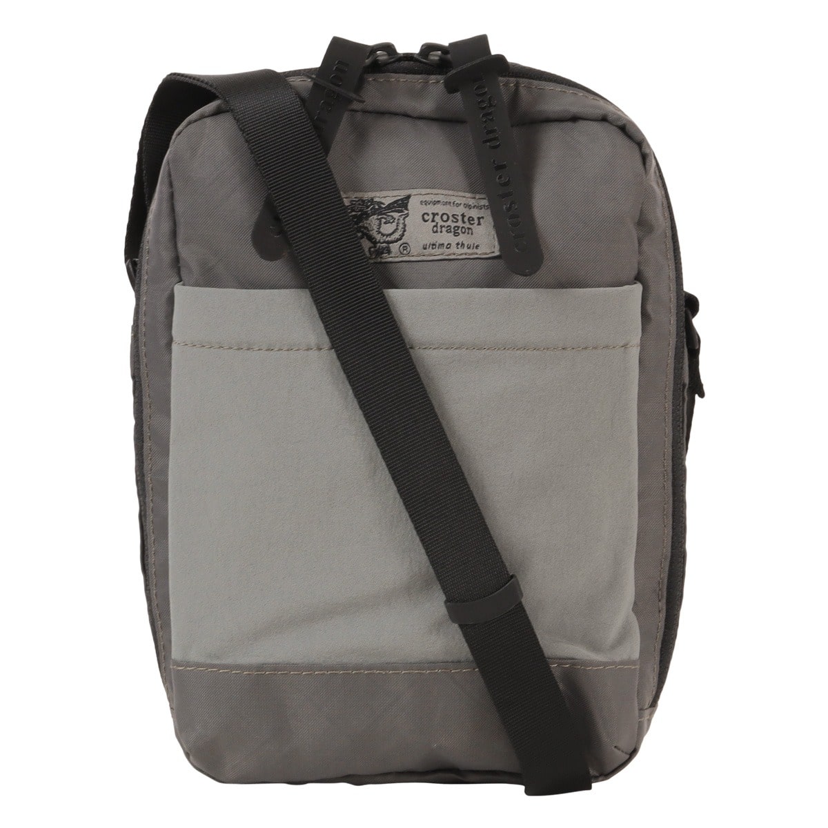 CROSTER DRAGON クロスタードラゴン ショルダーバッグ(S) 3レイヤー YKK撥水ファスナー メンズ レディース リサイクルポリエステル CRDE-2004 EPXシリーズ グレー