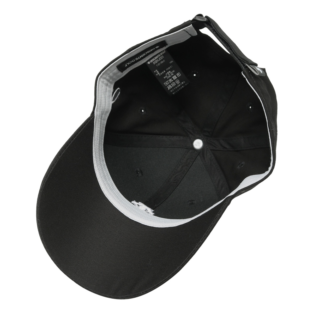 デサント ゴルフ キャップ 帽子 メンズ DGBVJC01 DESCENTE Move Sport 吸汗速乾 手洗い可 抗菌防臭 サイズ調節可能
