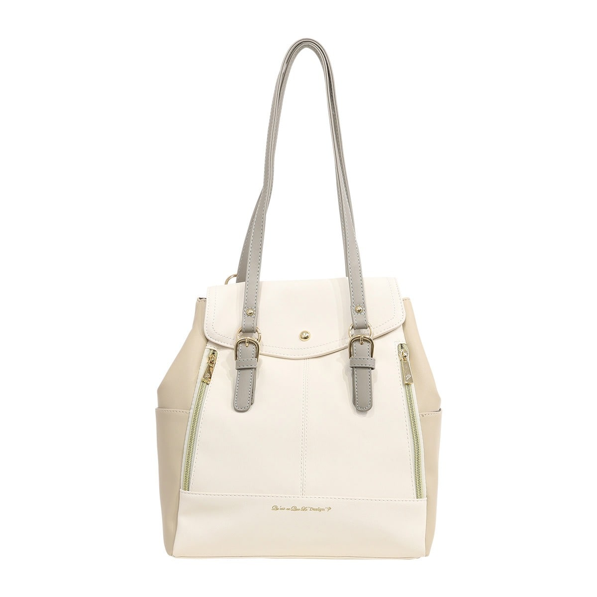 Quest ce Que Le Design ケスクルデザイン 2WAYリュック DM6-009 ホワイト