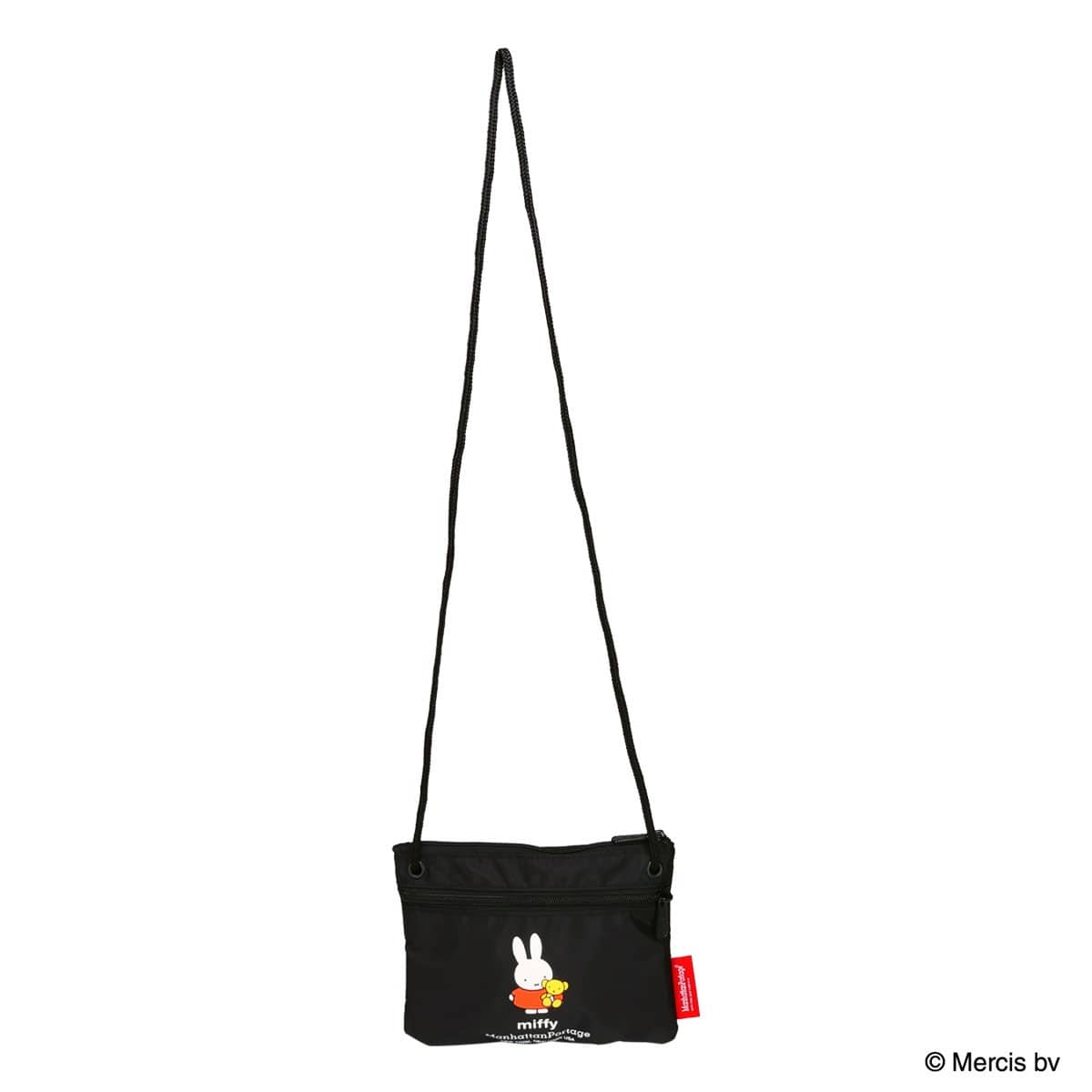 Manhattan Portage マンハッタンポーテージ miffy ミッフィー ショルダーバッグ サコッシュ ポシェット CORDURA DZPMF70 ブラック ブラック -