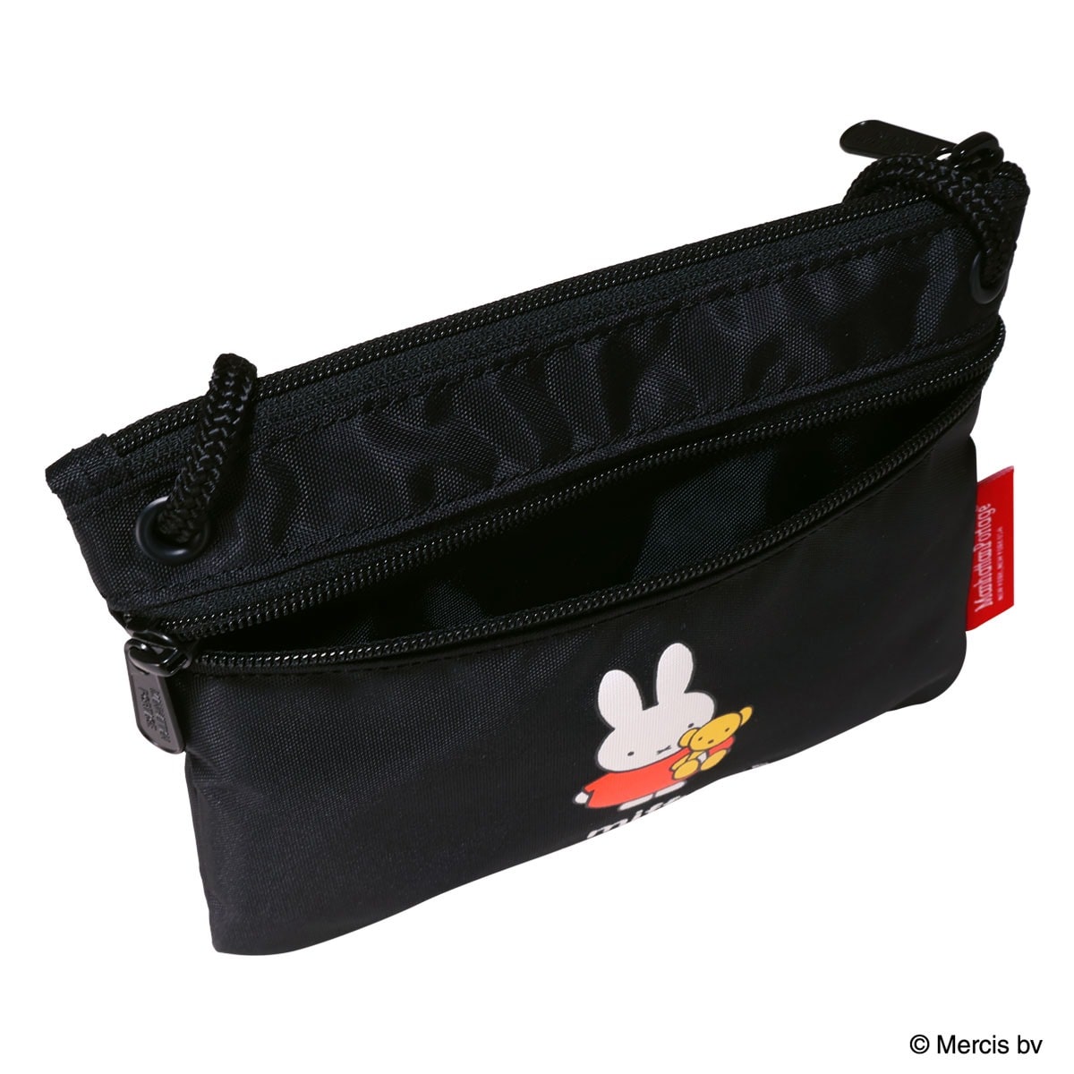 Manhattan Portage マンハッタンポーテージ miffy ミッフィー ショルダーバッグ サコッシュ ポシェット CORDURA DZPMF70 ブラック ブラック -