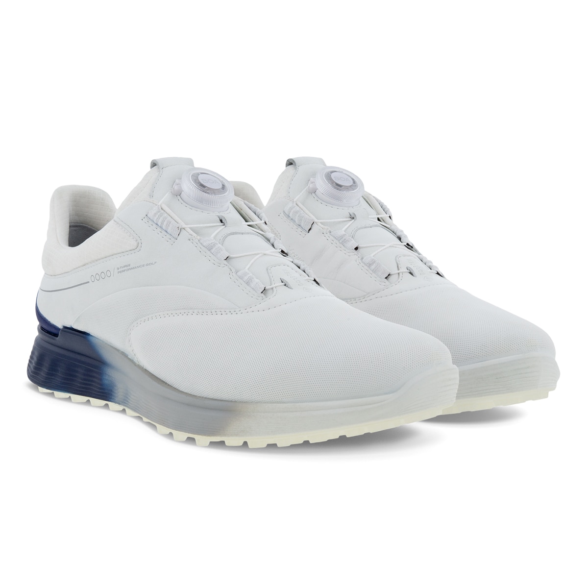 ECCO エコー ゴルフ シューズ S-THREE BOA 102954 WHITE.B.B