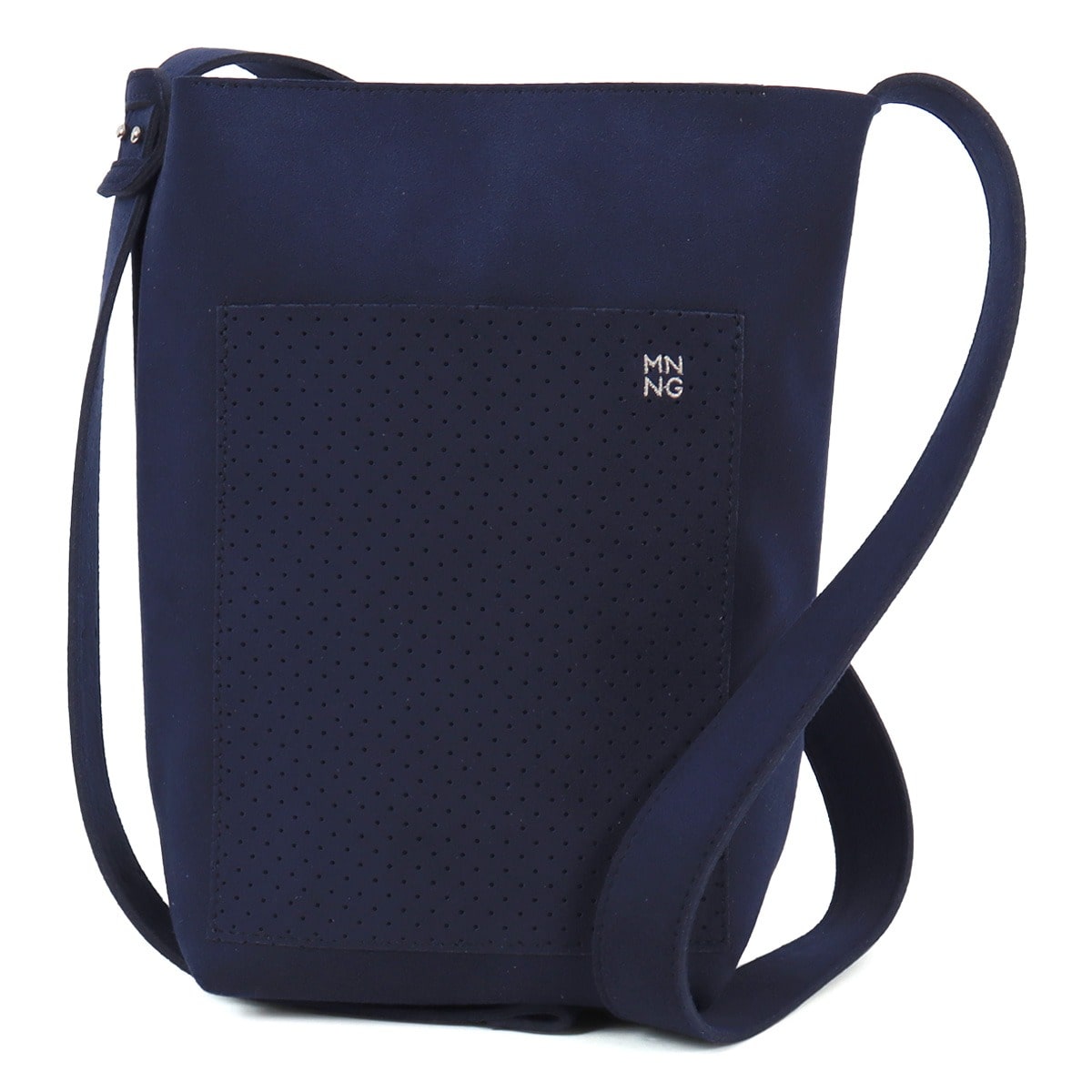 ウルトラスエード 洗える ショルダーバッグ バケットバッグ 肩掛け mononogu もののぐ MNNG EL2-US ネイビー