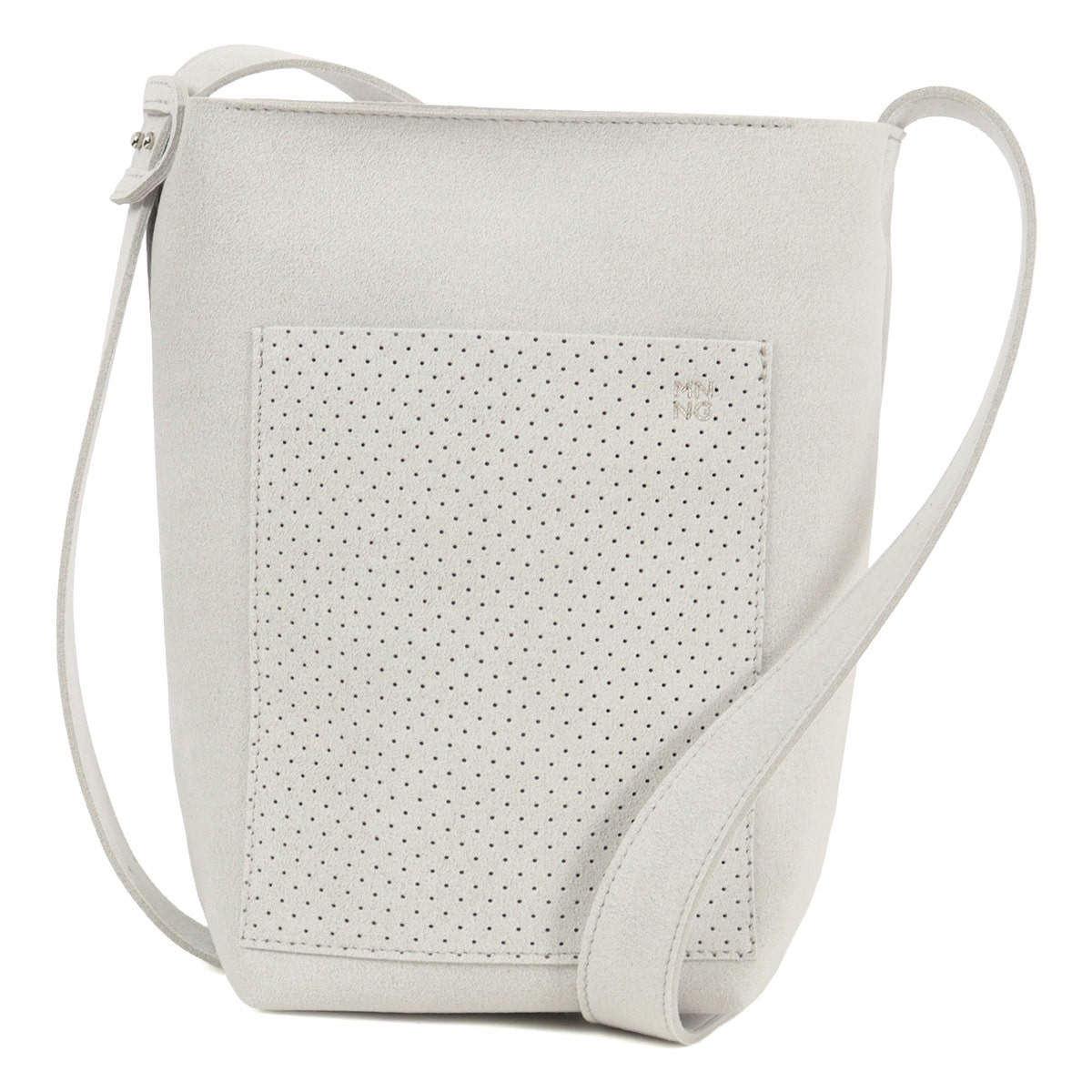 ウルトラスエード 洗える ショルダーバッグ バケットバッグ 肩掛け mononogu もののぐ MNNG EL2-US シルバー